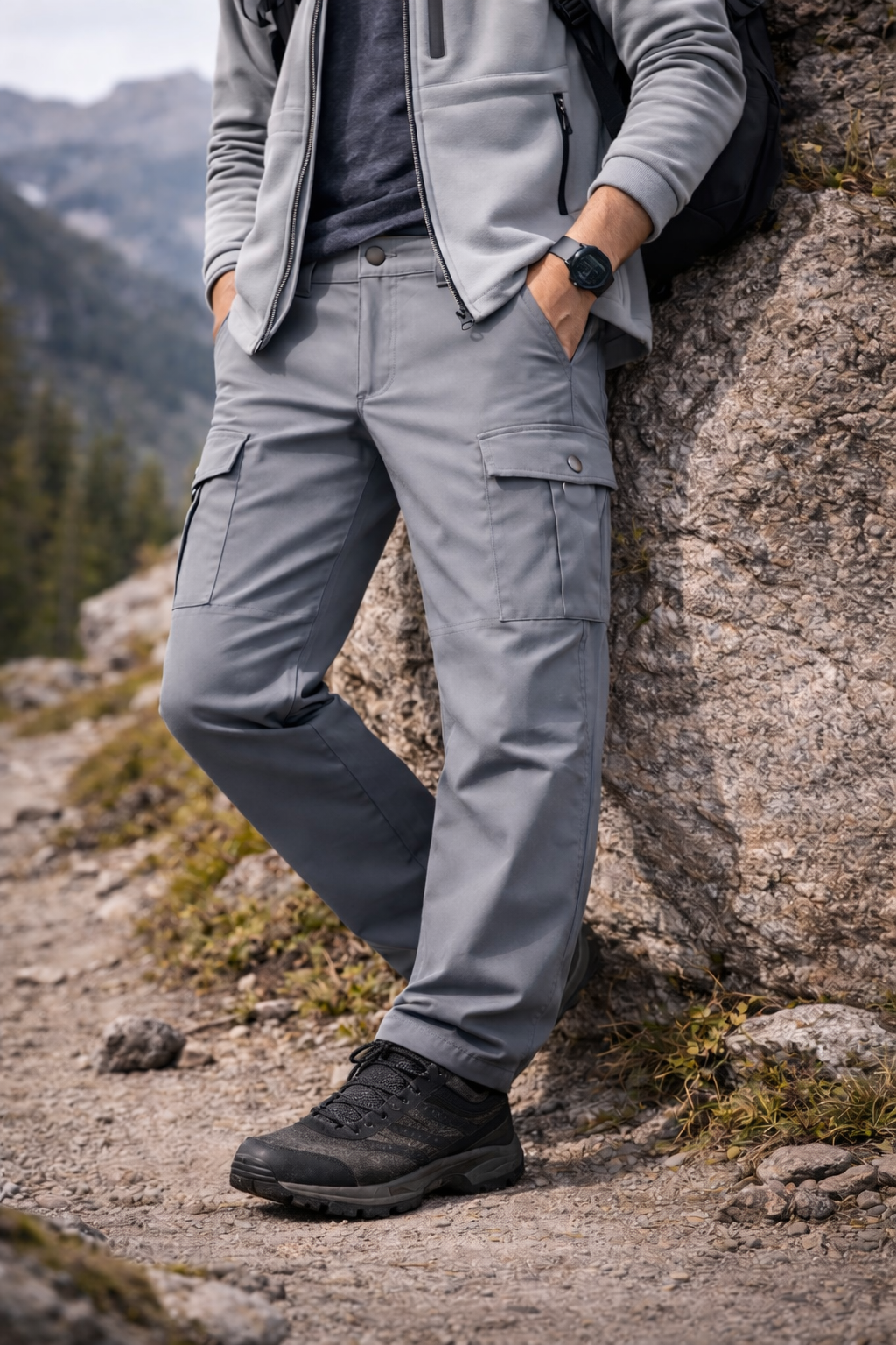 s4 outdoor taktikal pantolon  yazlık çok cepli gri