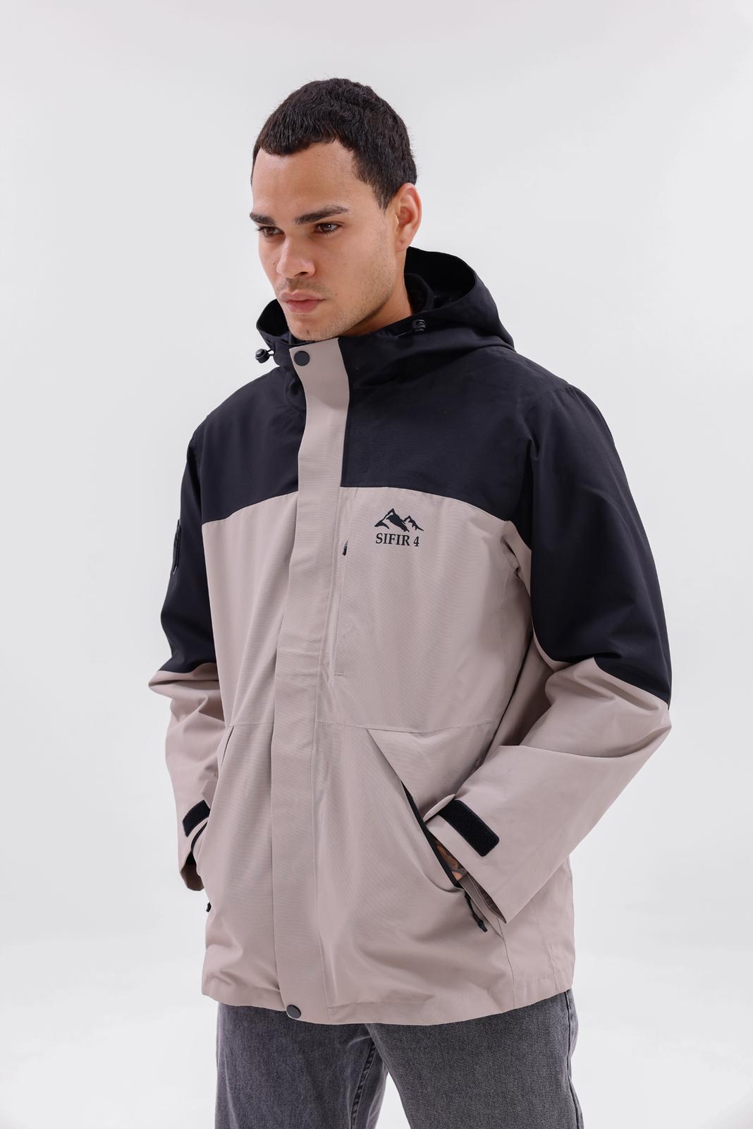 S4 TriCore 3N1 KIŞLIK SU GEÇİRMEZ POLARLI MONT siyah bej