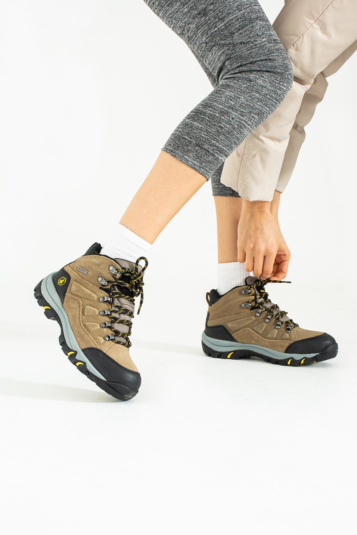 Hammer Jack Homer Su Geçirmez Kum Outdoor Kadın Trekking Bot 10121813-Z kum suet