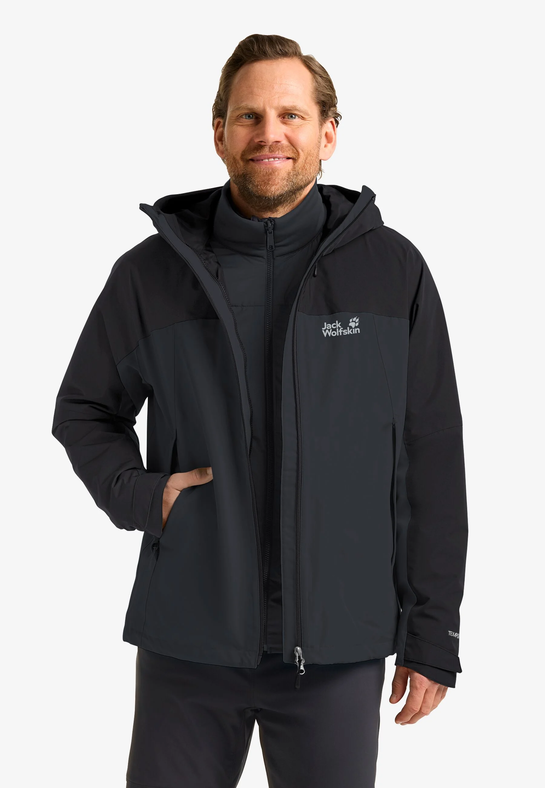 Men’s waterproof 3-in-1 jacket Wild Places 3in1 Jkt M