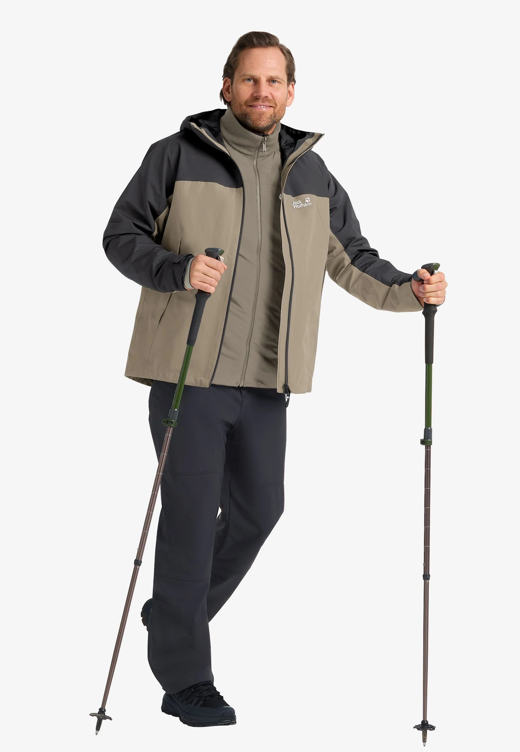 jack wolfskin wild place 3n1 mont jktm LİNEN LİNEN