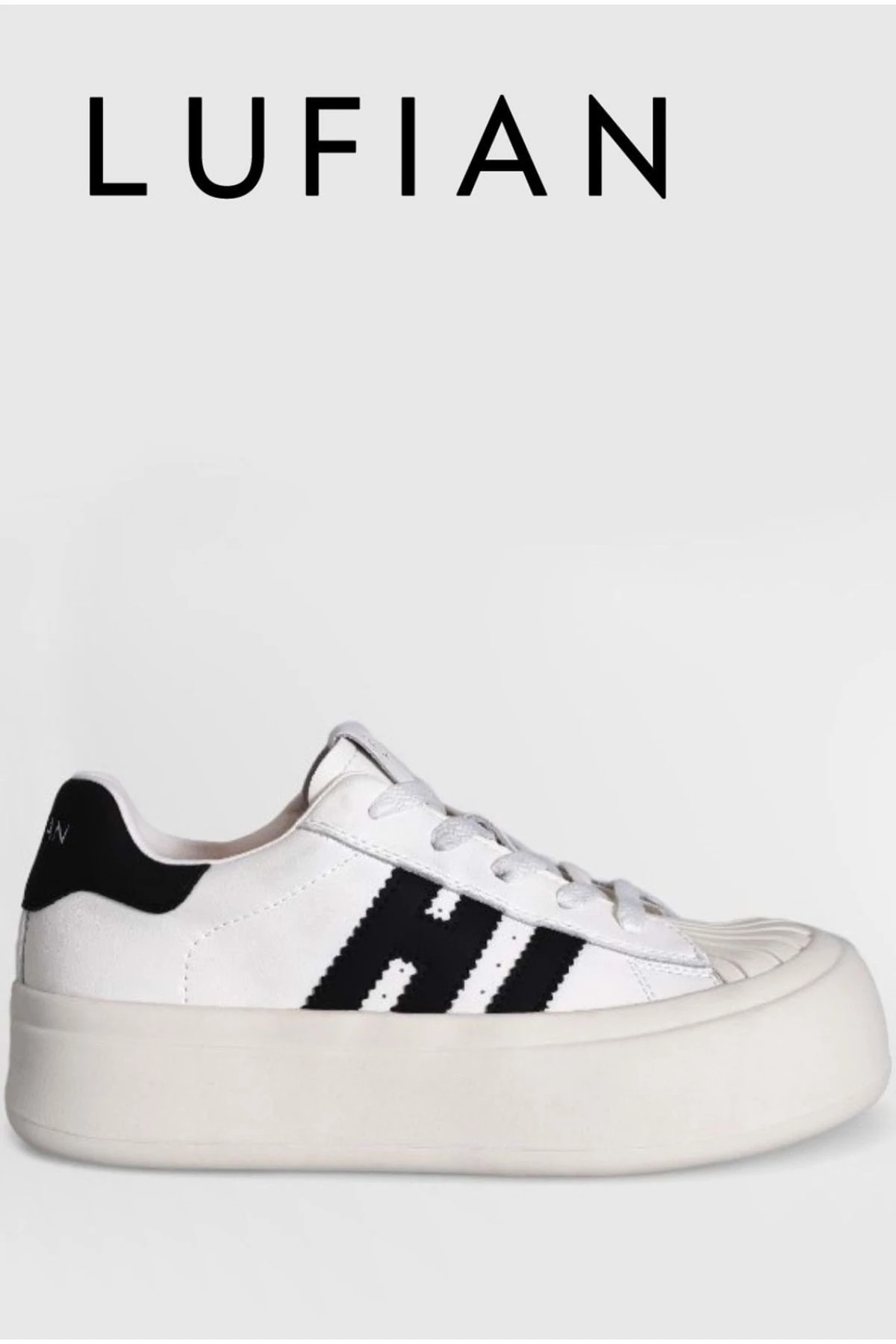 121230009 Amanda Unisex Sneaker Ayakkabı Beyaz