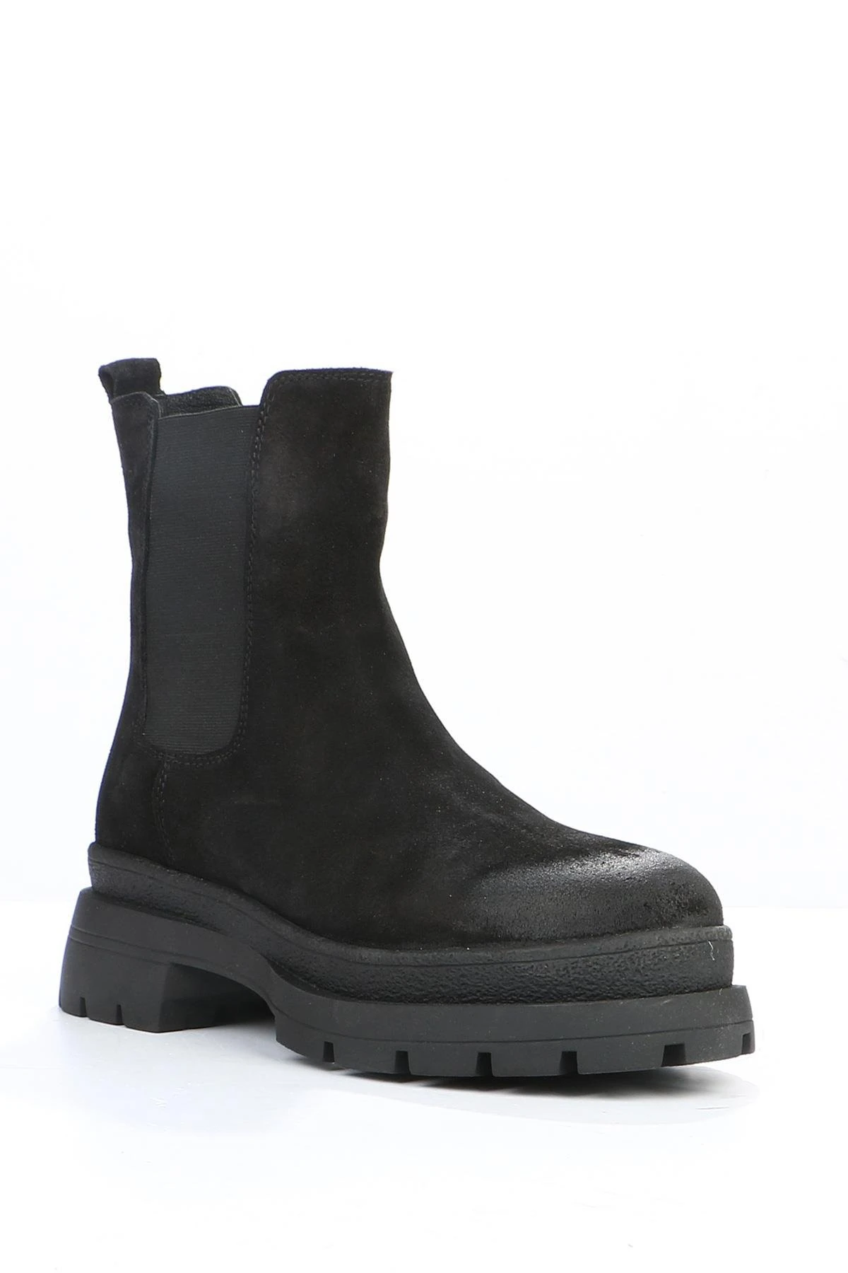 Hammer Jack Cristina Siyah Hakiki Deri Outdoor Kadın Bot 102239-z Siyah