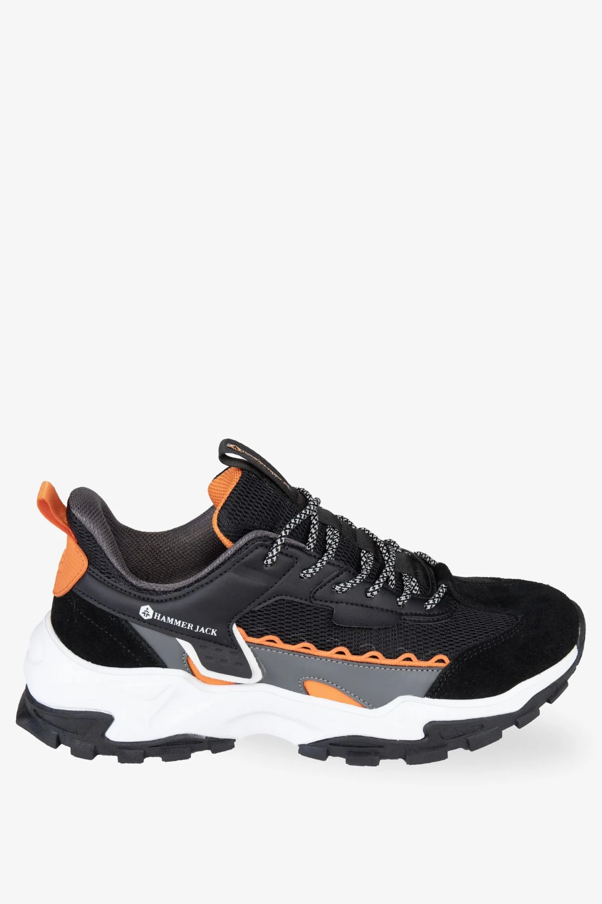 Lister Beyaz Erkek Spor Ayakkabı Siyah