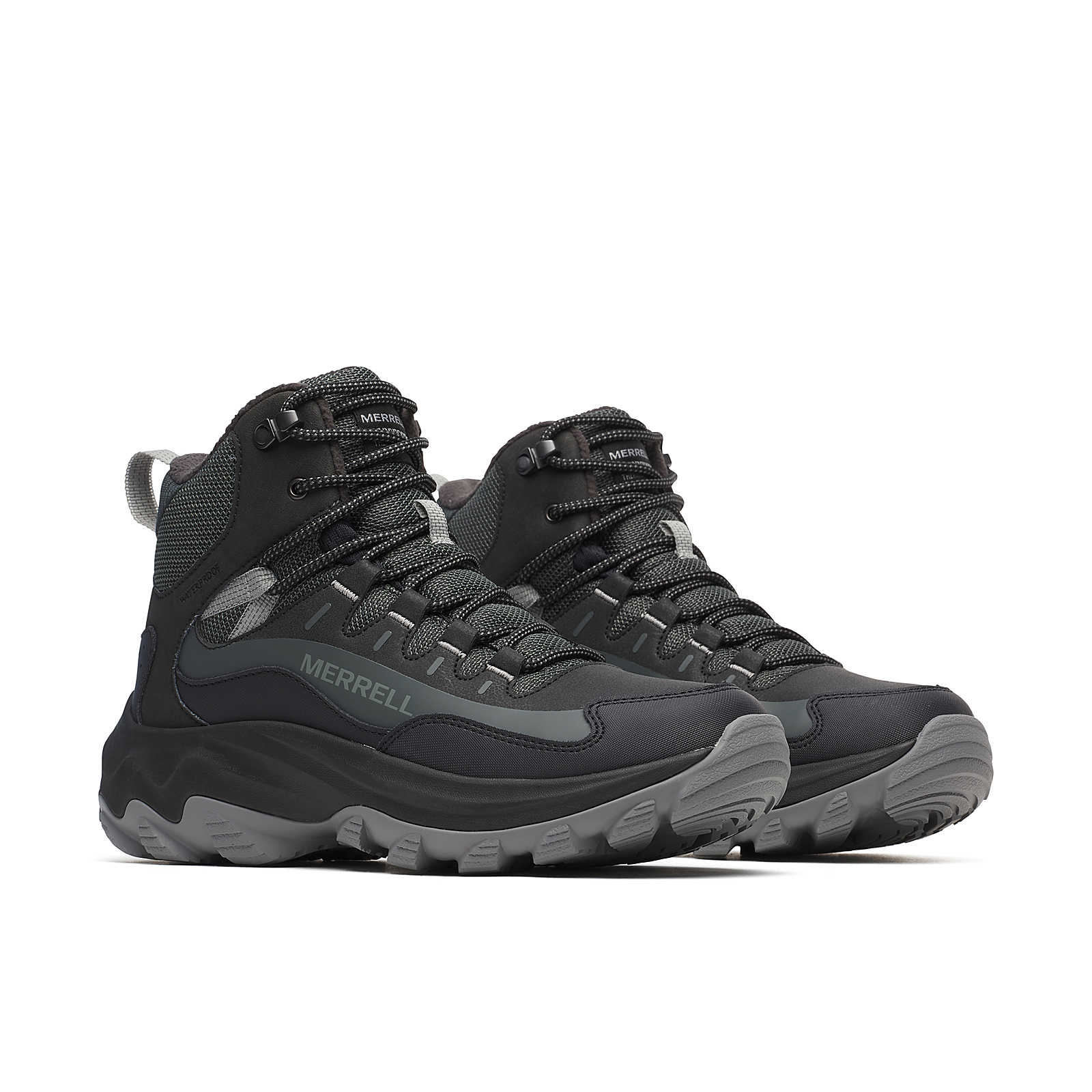 merrell kadın su geçirmez bot Thermo Chill 2 Mid Waterproof, siyah j038768 Siyah