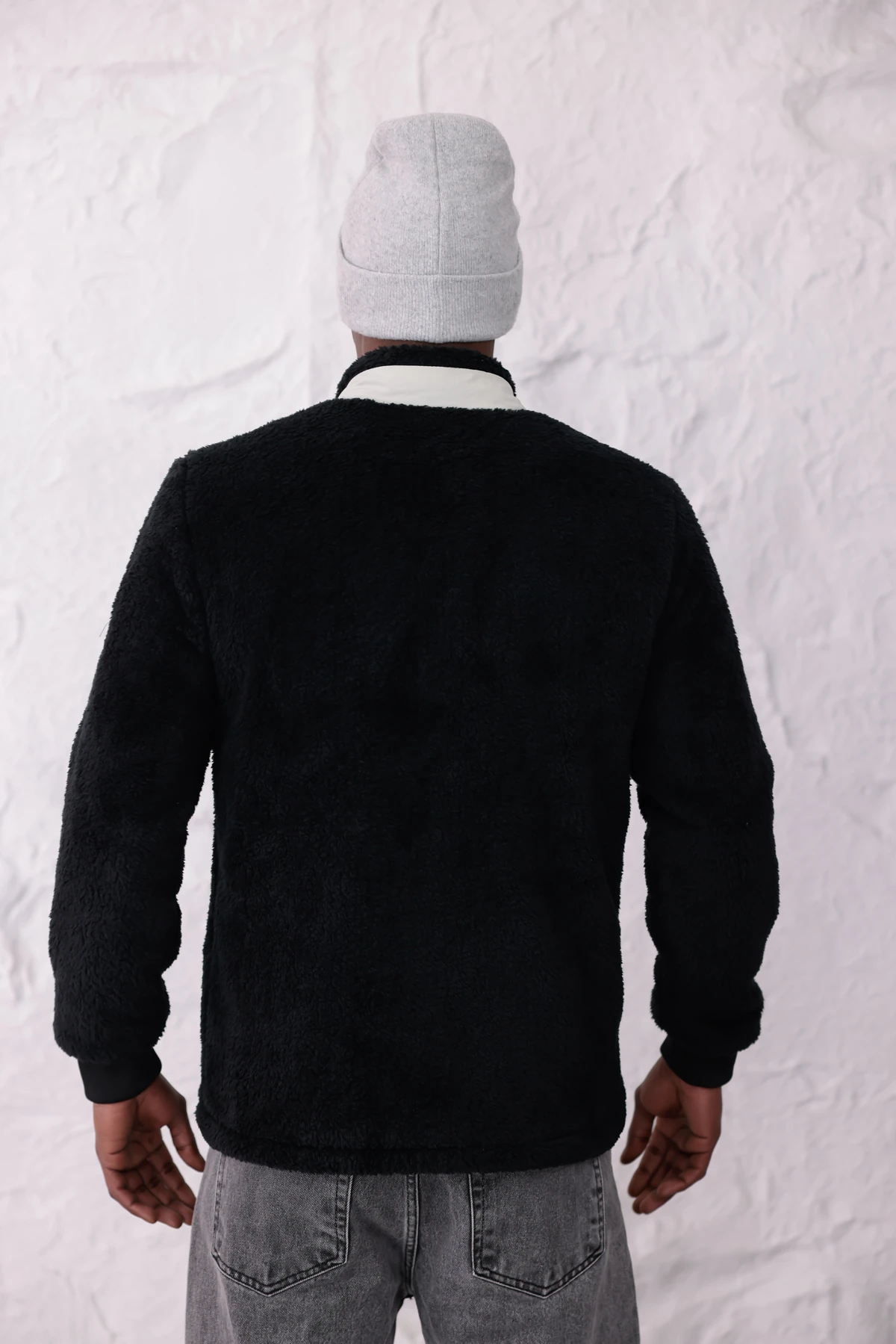 Sıfır4 AlpineSoft Peluş polar unisex siyah Siyah