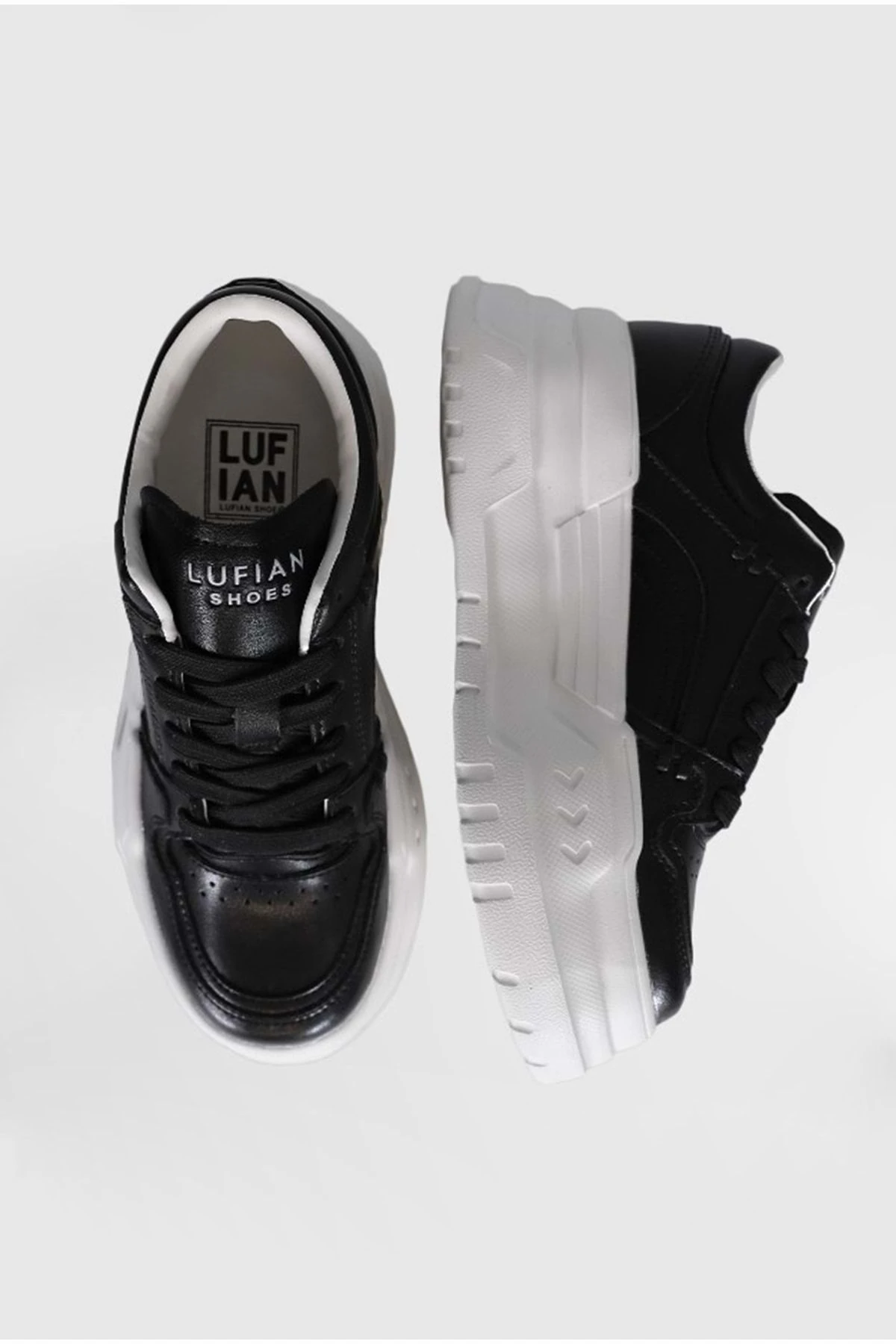 Lufian 121230020 Darla Unisex Sneaker Ayakkabı Siyah Siyah