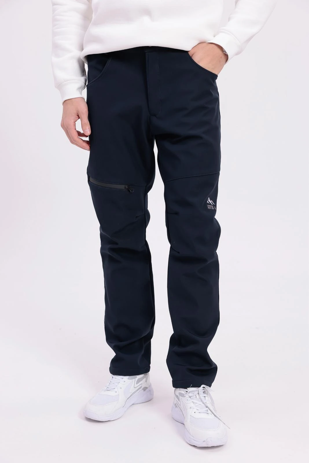 SIFIR4 İçi Polarlı Su Geçirmez Outdoor Kış Pantolonu lacivert Lacivert