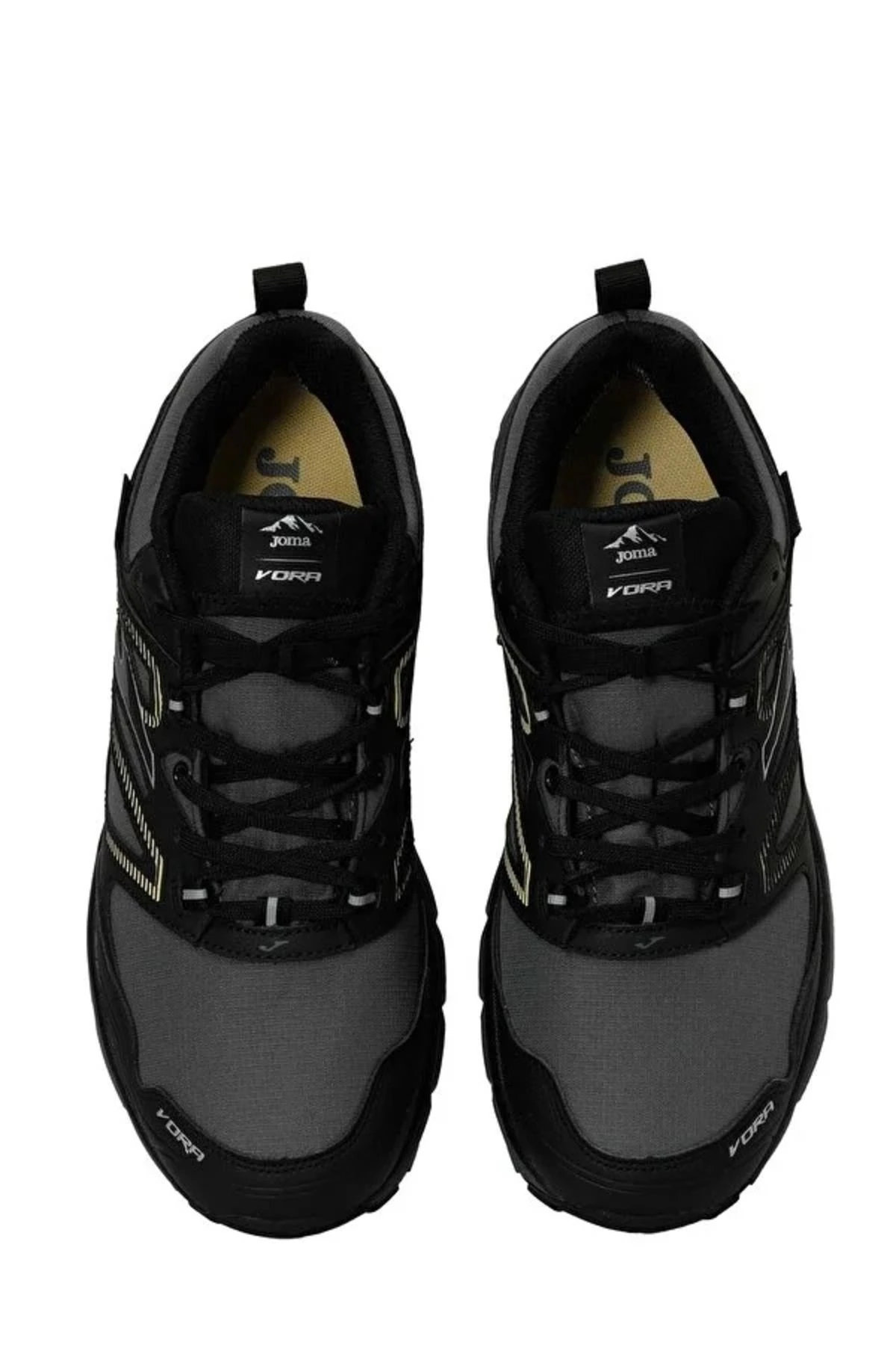 Vora Men Aıslatex 2422 Koyu Gri Erkek Koşu Ayakkabısı Siyah