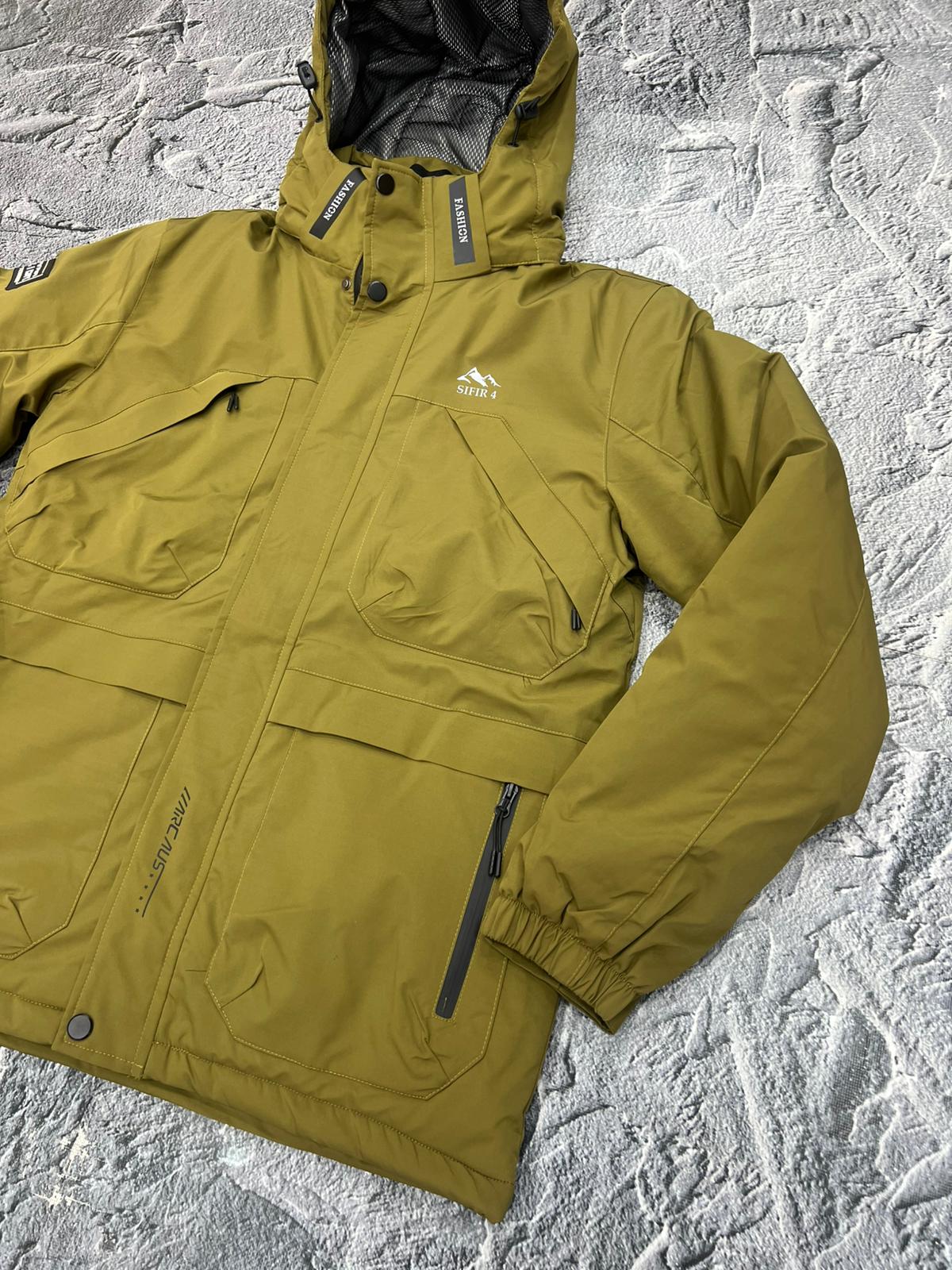 Kar montu sıfır4 su rüzgar yağmur geçirmez  -30 'a kadar dayanklı Hardal