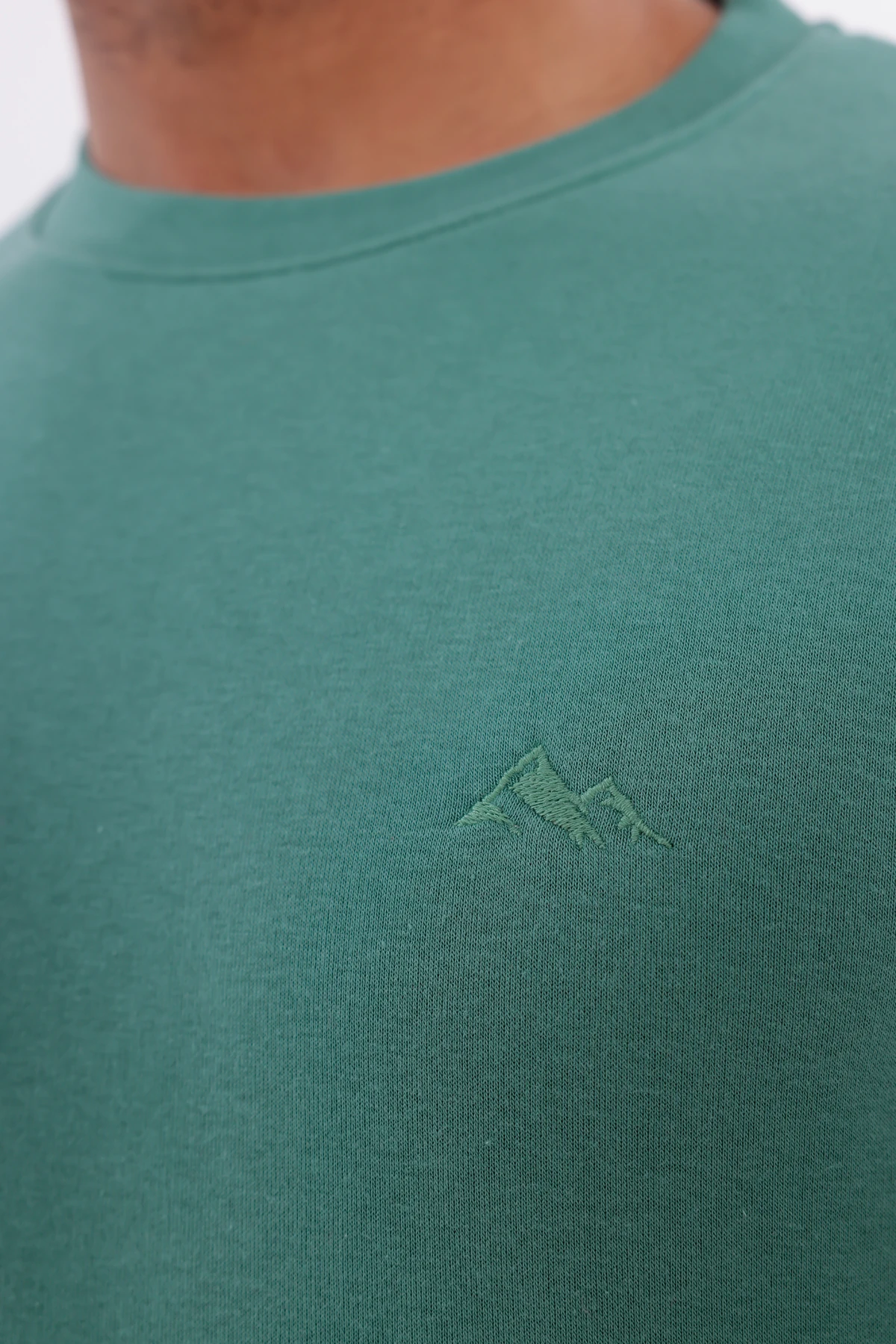 Sıfır4 Comfort Fit 3 İplik Şardonlu Sweatshirt  yeşil Yeşil