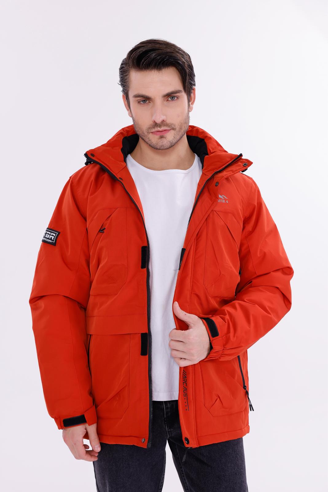 Kar Montu sıfır4 yagmur su ruzgar gecırmez içi Termal Turuncu Turuncu