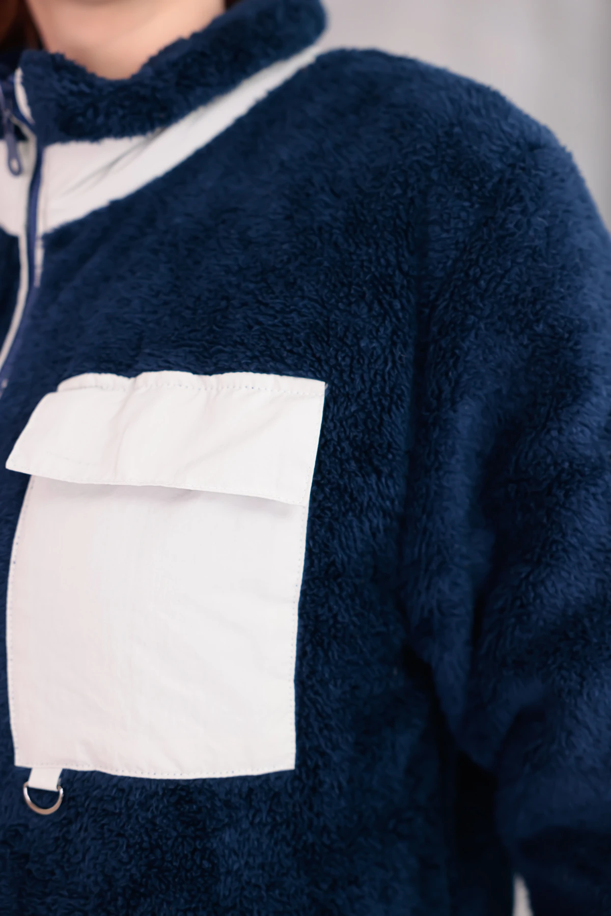 Sıfır4 AlpineSoft Peluş polar Kadın Lacivert Lacivert