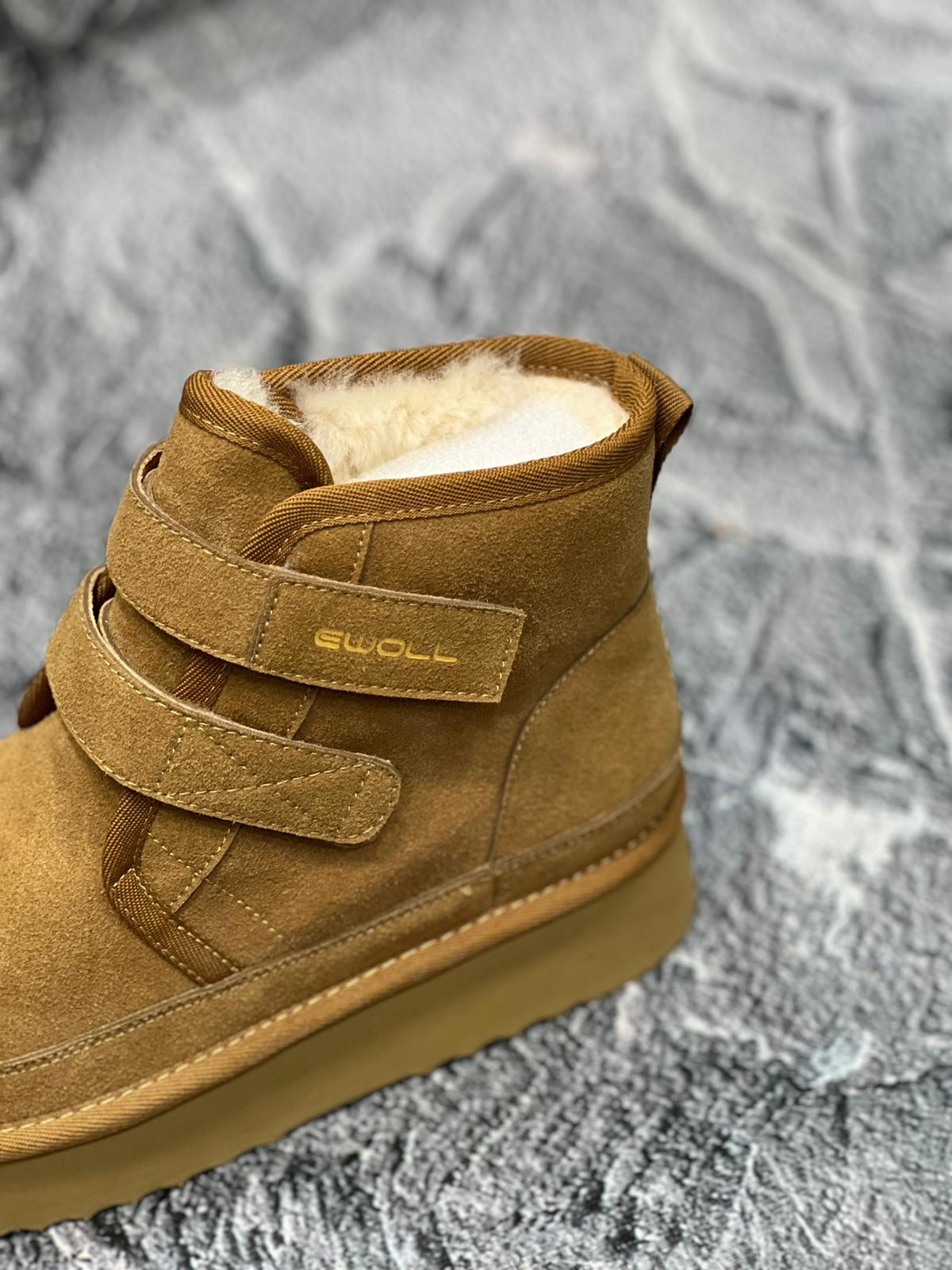 ewoll kadın kışlık kar botu  3028 çöl