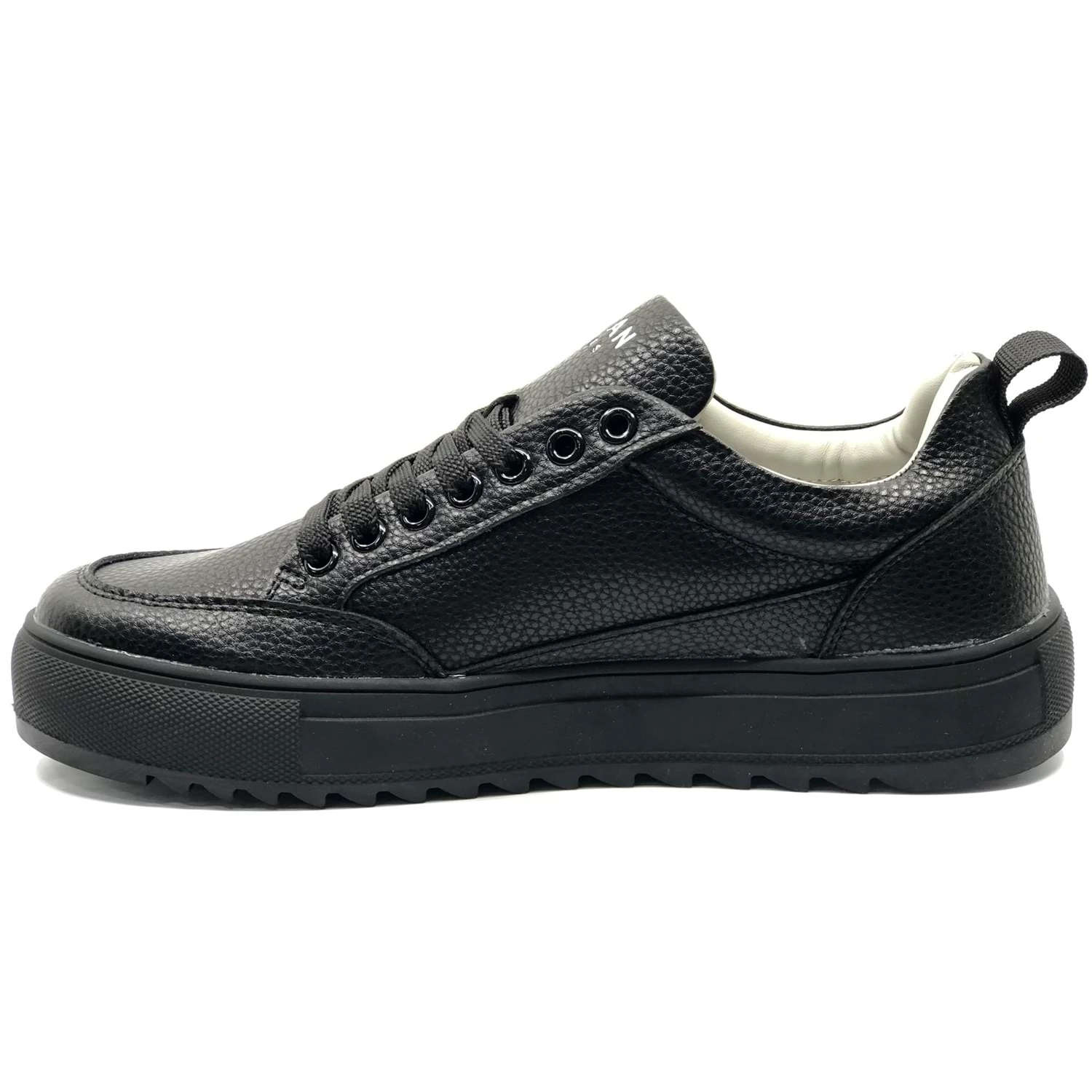 Lufian 112230228 Phılıp Sneaker Erkek Deri Ayakkabı Siyah