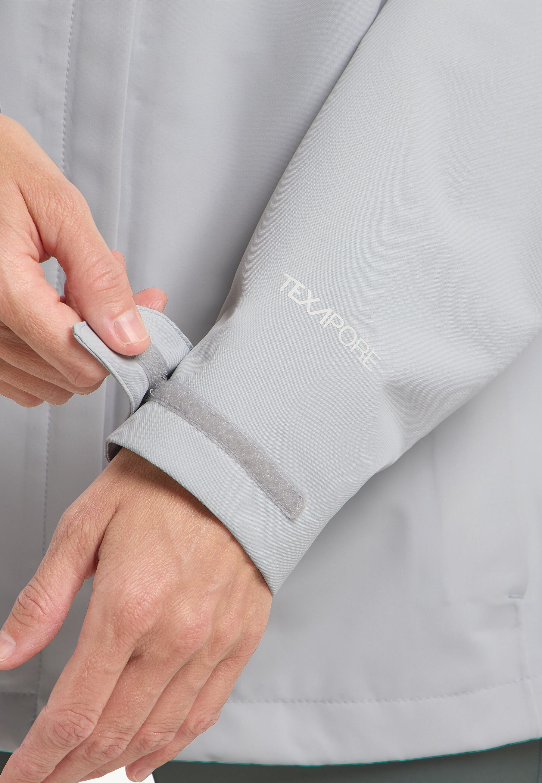 Jack Wolfskin Kadın Yağmurluk A63902_6709_A08 Gri̇