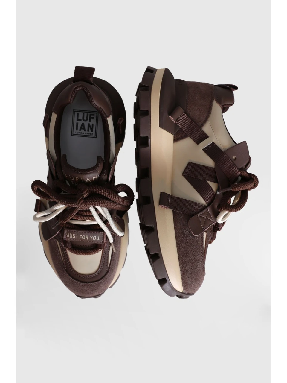 Lufian yoko kadın ayakkabı kahverengi 121230049 Kahverengi
