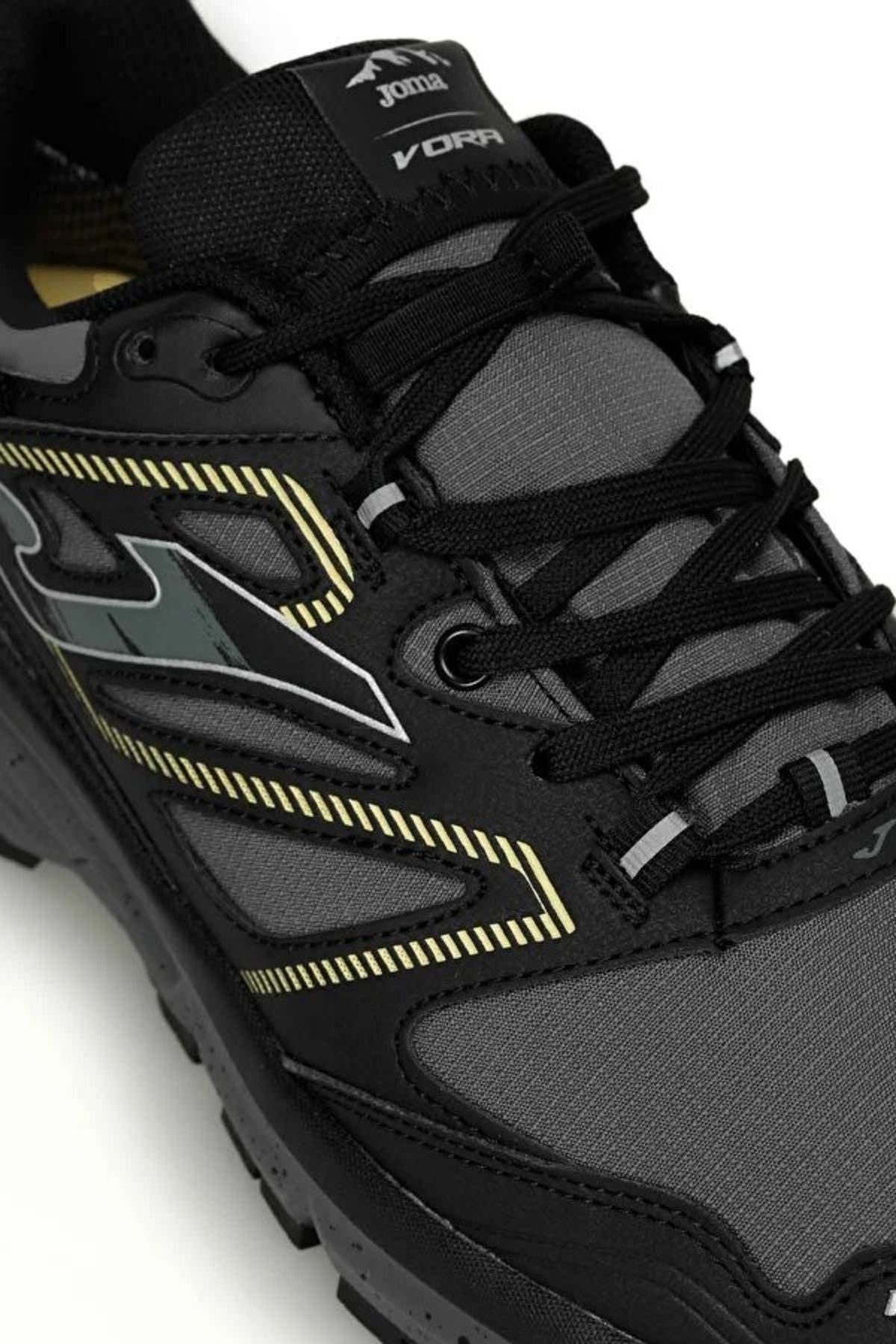 Vora Men Aıslatex 2422 Koyu Gri Erkek Koşu Ayakkabısı Siyah