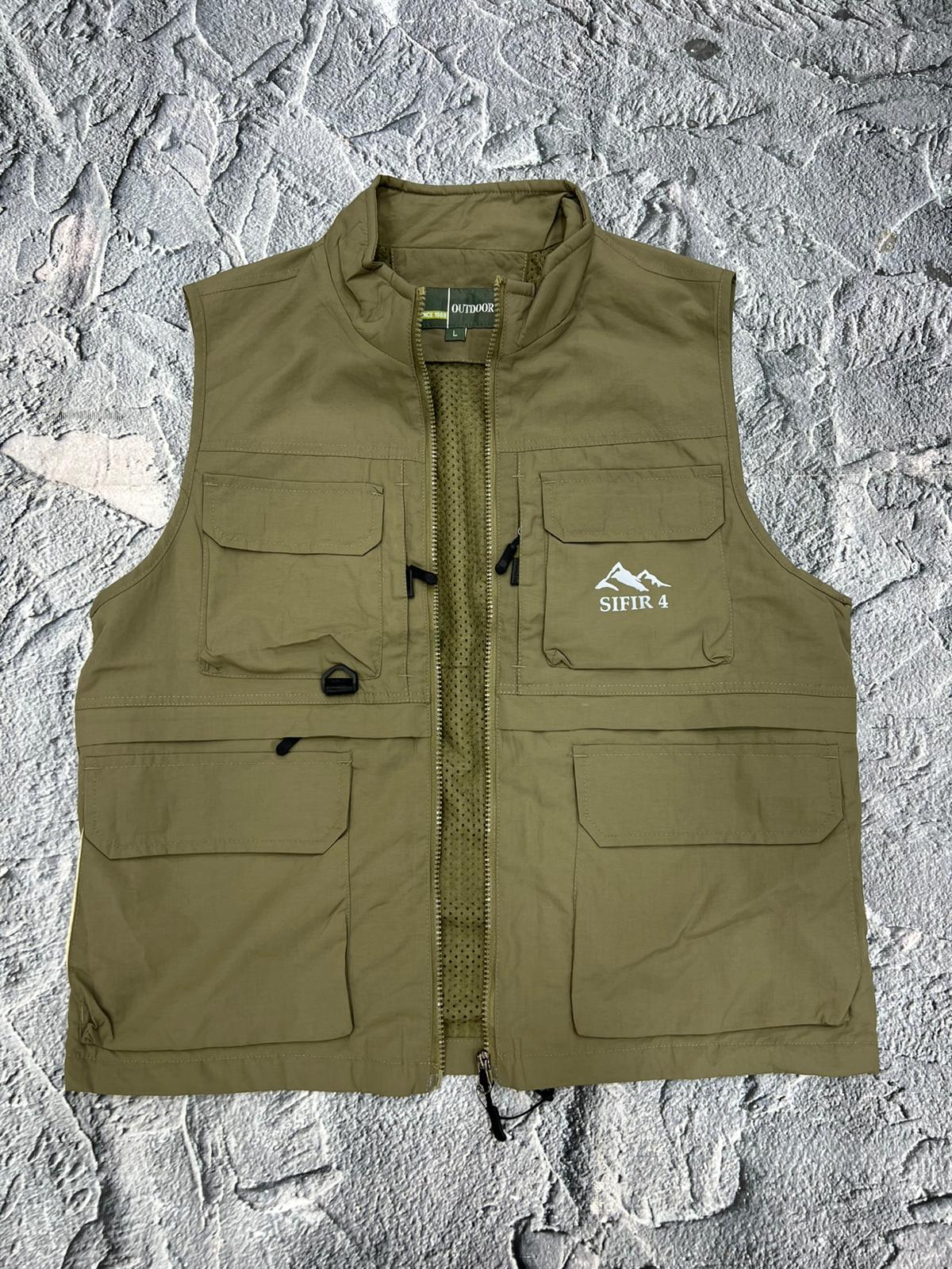 SIFIR4 Trail Vest outdoor yelek Yeşil