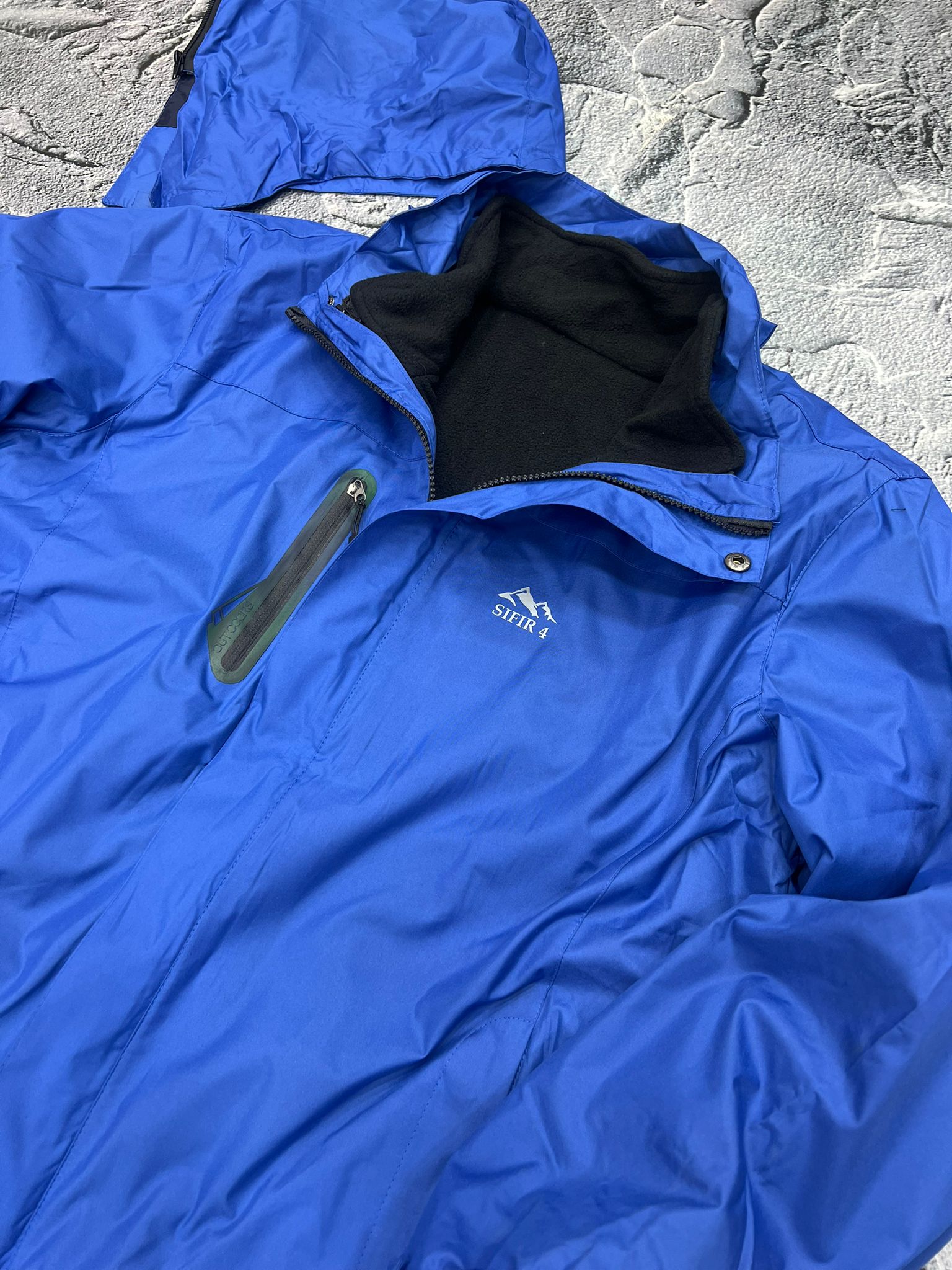 s4 mont ve yagmurluk 3n1 su yagmur geçirmez Mavi̇