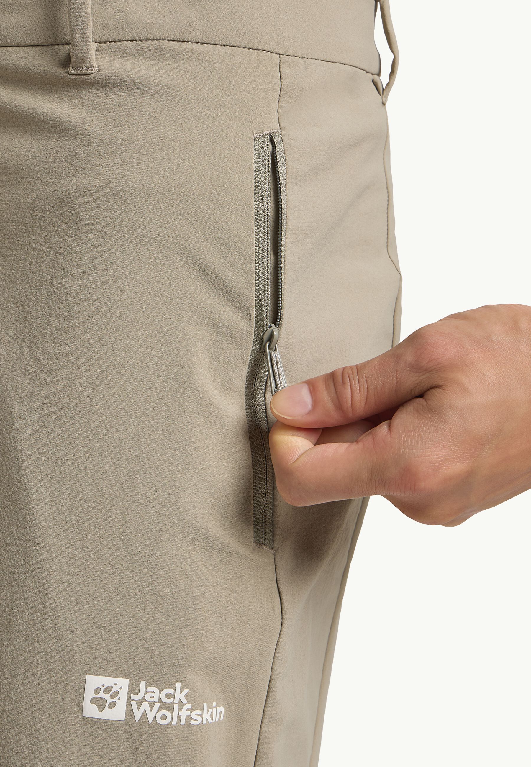 Jack Wolfskin A63924_4030_B28 Hikeout Pants M Taş