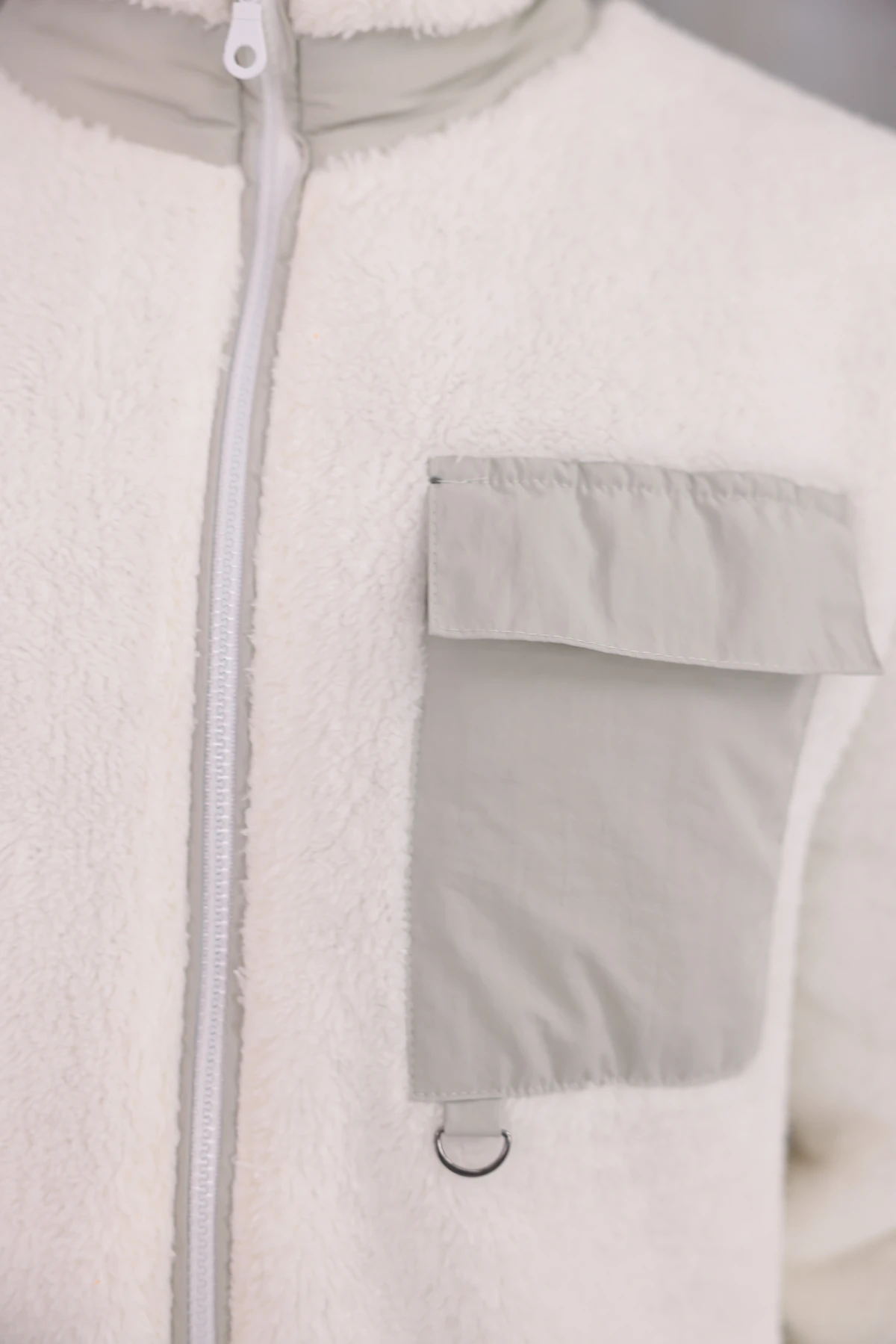 Sıfır4 AlpineSoft Peluş polar unisex Beyaz mint