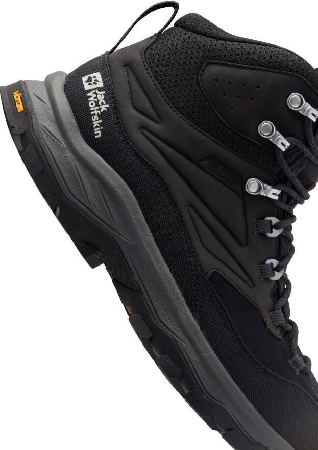 Jack Wolfskin Cyrox Texapore Mid Men Waterdichte wandelschoenen Heren Phantom 4064301_6350 LİNEN