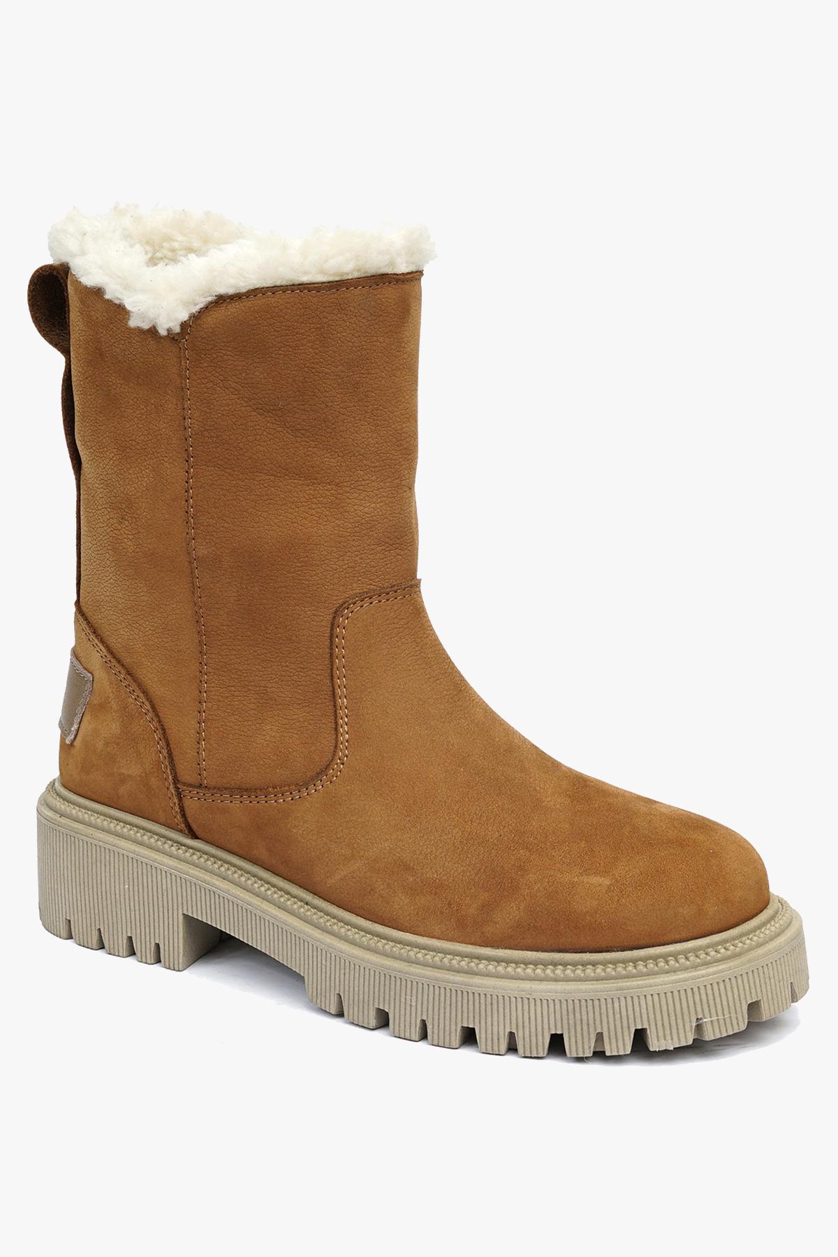 Hammer Jack Pilus Hakiki Deri Taba Outdoor Kadın Bot 102 23875-Z taba