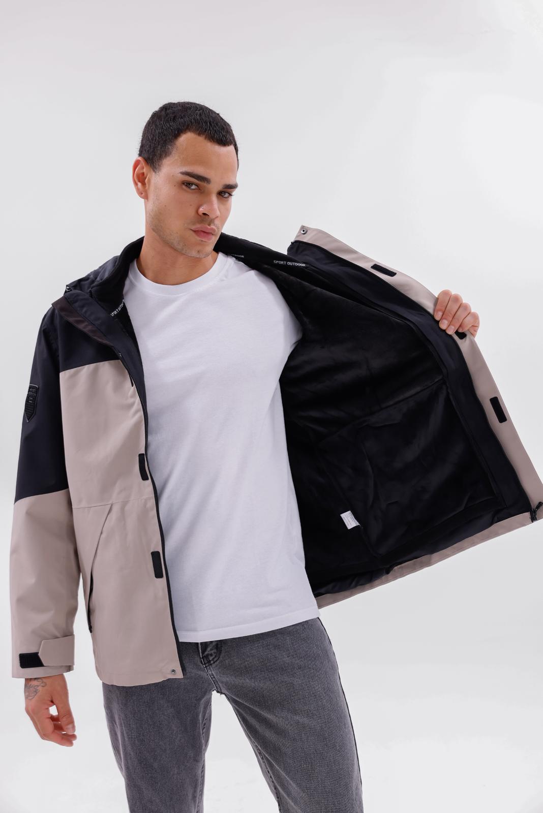 S4 TriCore 3N1 KIŞLIK SU GEÇİRMEZ POLARLI MONT siyah bej