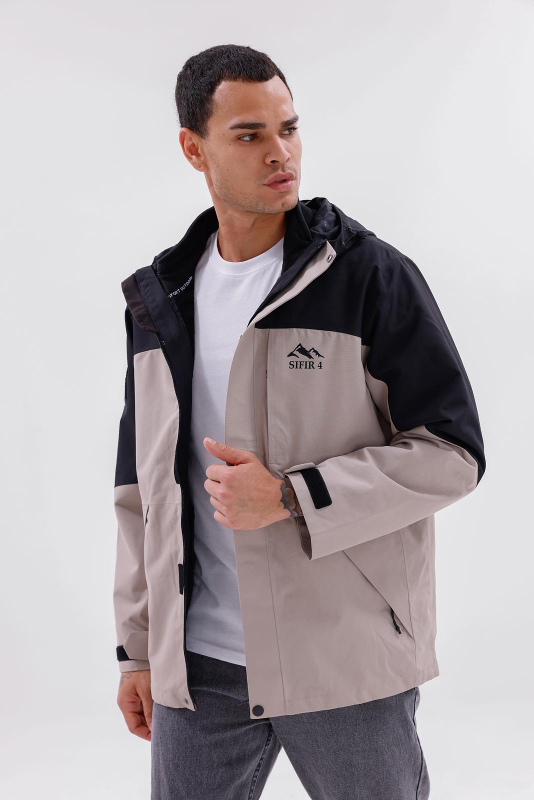 S4 TriCore 3N1 KIŞLIK SU GEÇİRMEZ POLARLI MONT siyah bej