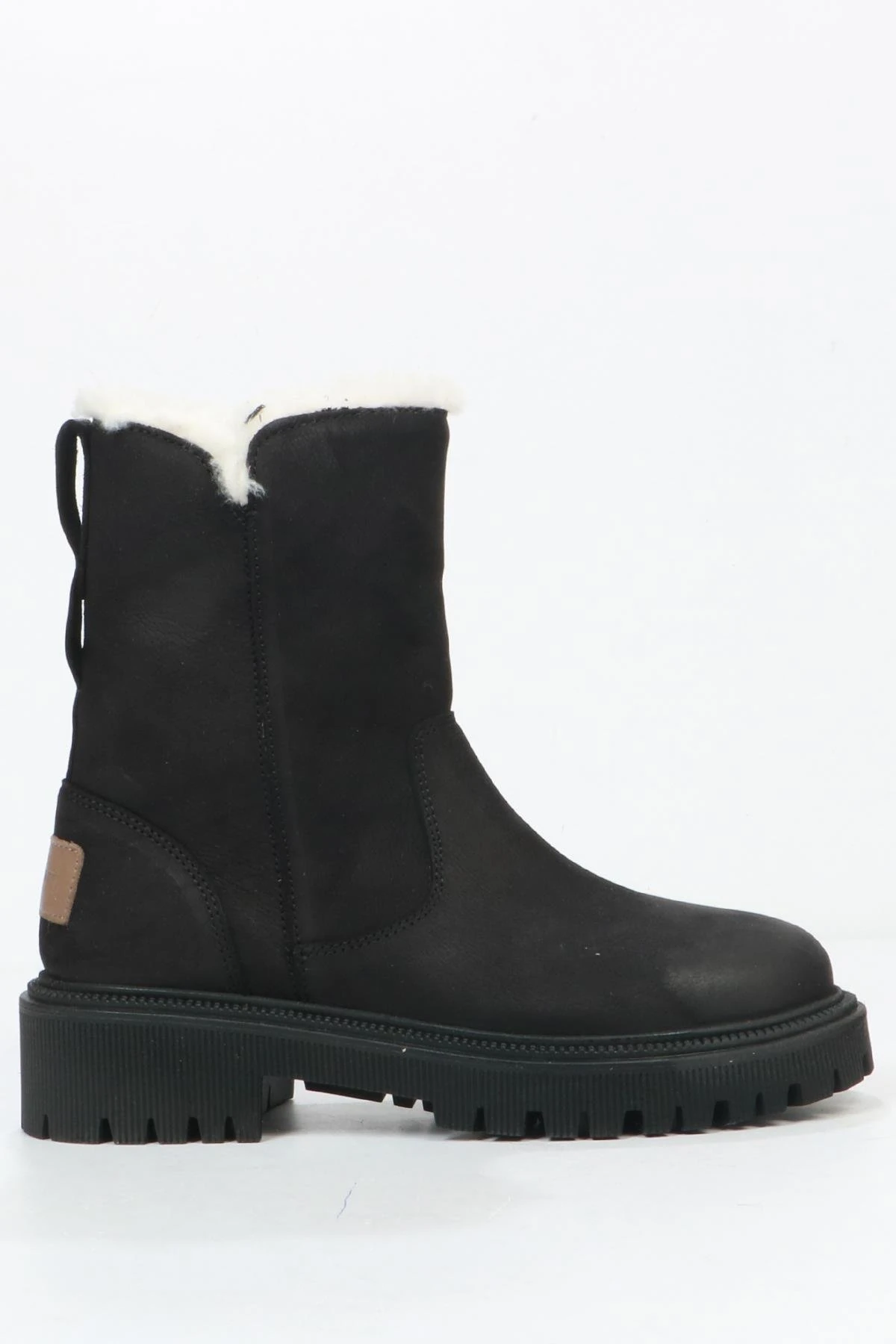 Hammer Jack Pilus Hakiki Deri Siyah Outdoor Kadın Bot 102 23875-Z Siyah