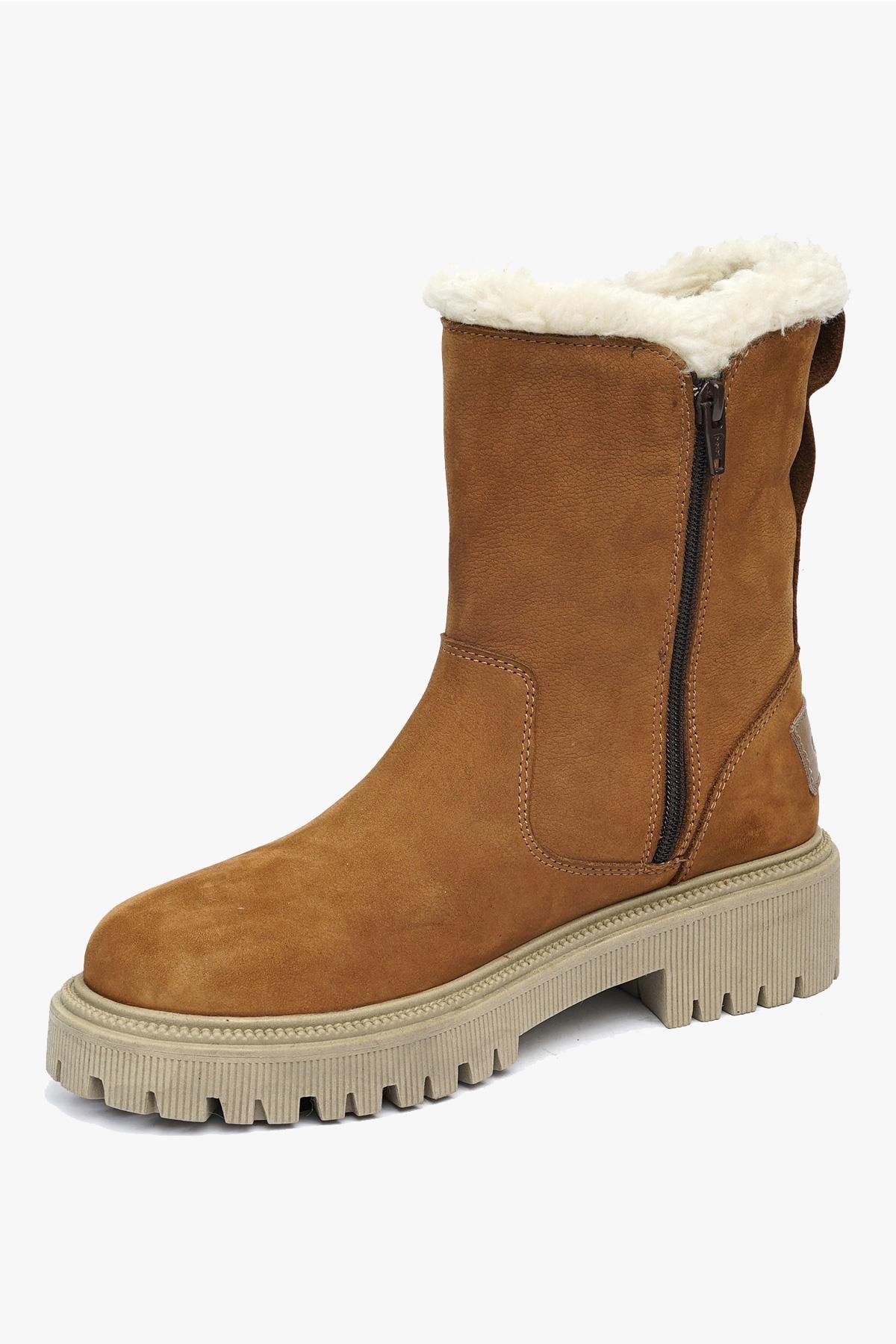 Hammer Jack Pilus Hakiki Deri Taba Outdoor Kadın Bot 102 23875-Z taba