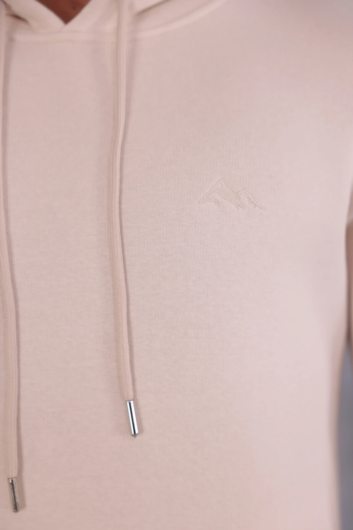 SIFIR4 3 İplik Şardonlu Kapüşonlu Sweatshirt Koyu Krem krem