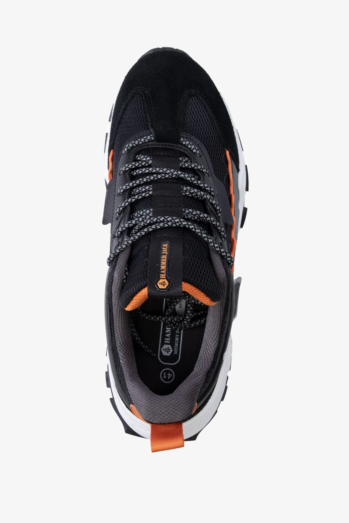 Lister Beyaz Erkek Spor Ayakkabı Siyah