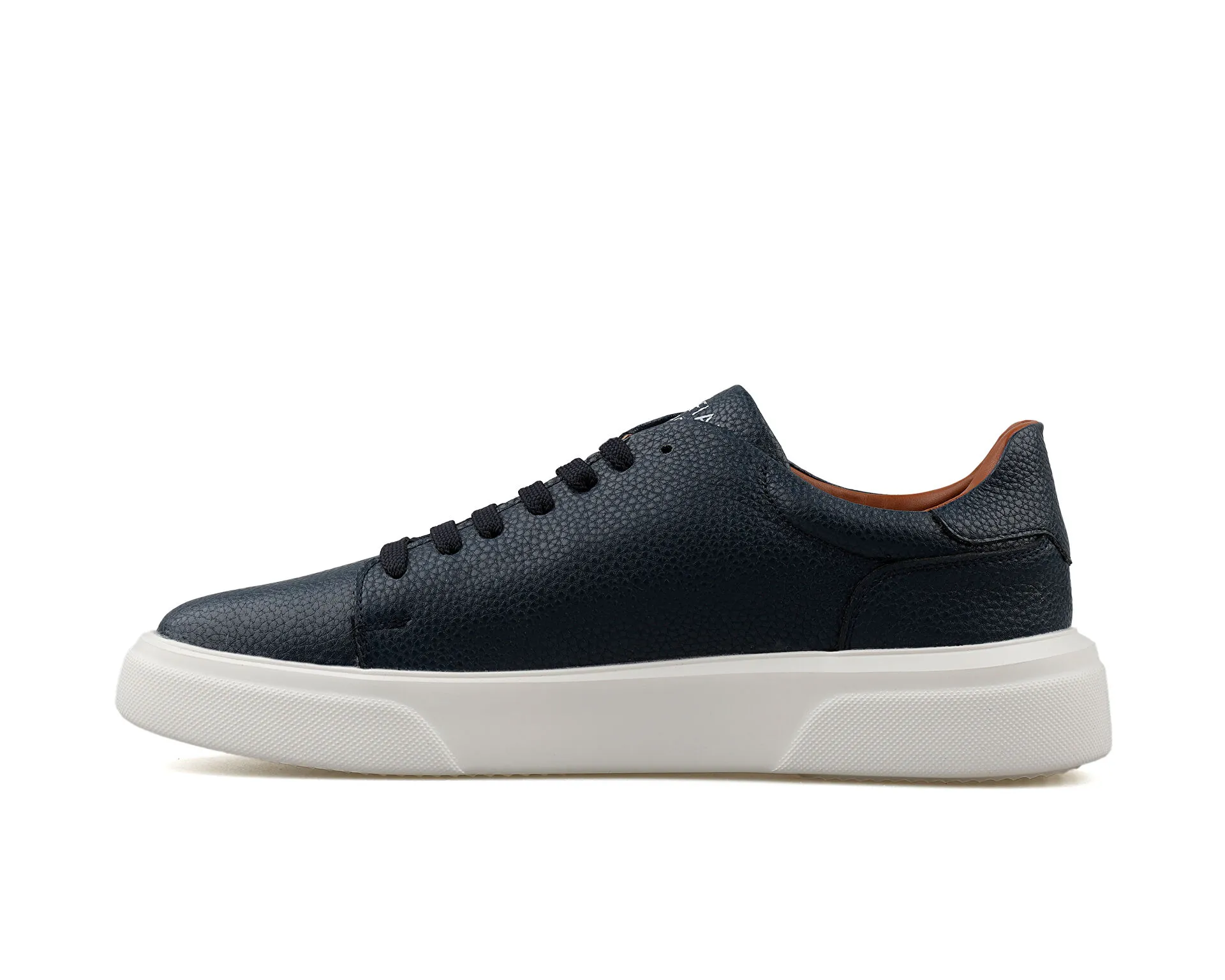 Lufian Tommy Erkek Deri Sneaker Ayakkabı  111230280 Lacivert