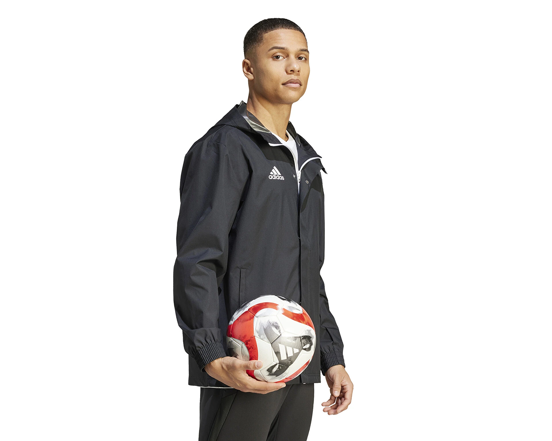 Adidas Antrenman ürünleri Antrenman Yağmurluk ENT22 AW JKT IK4010 Siyah