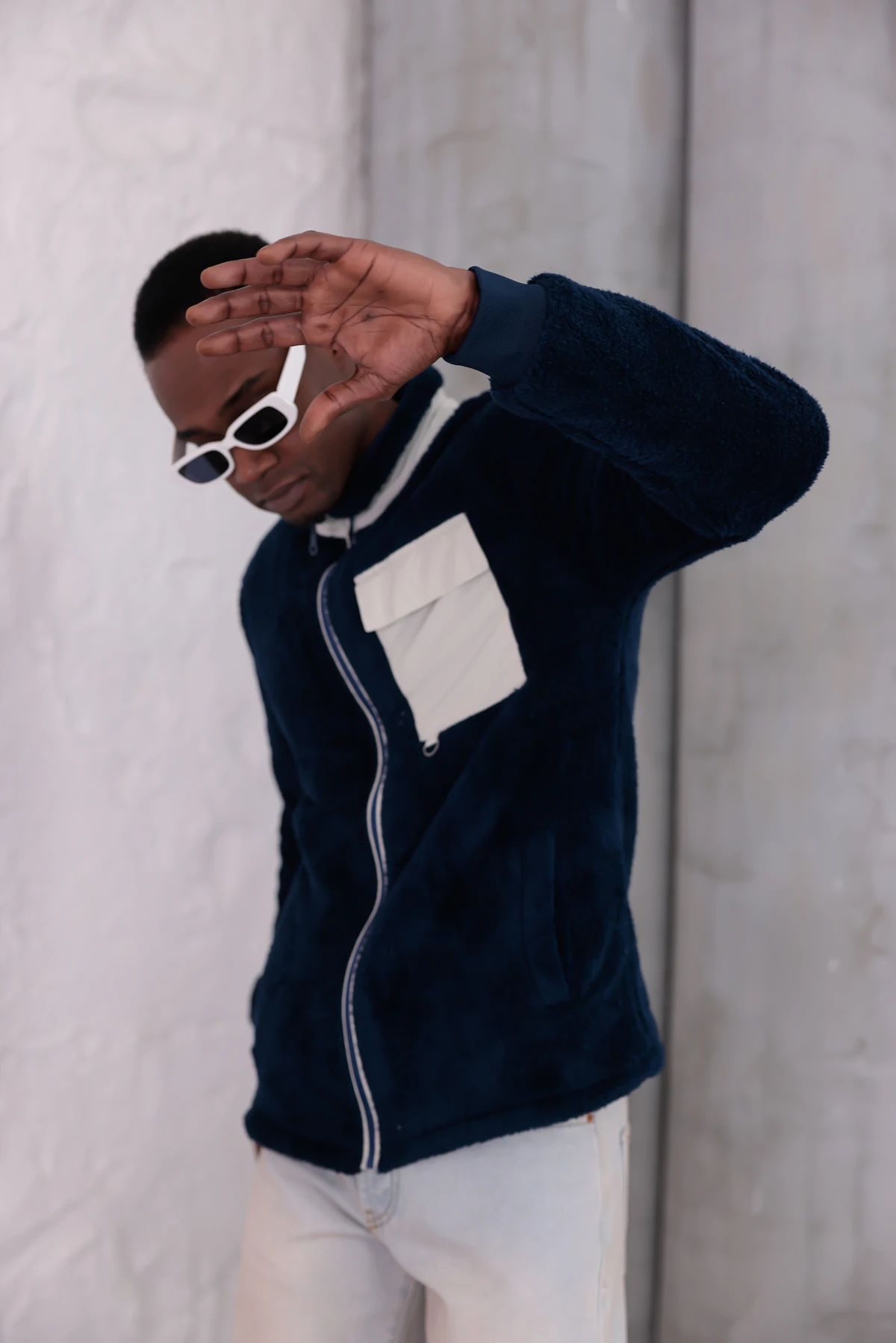 Sıfır4 AlpineSoft Peluş polar unisex Lacivert