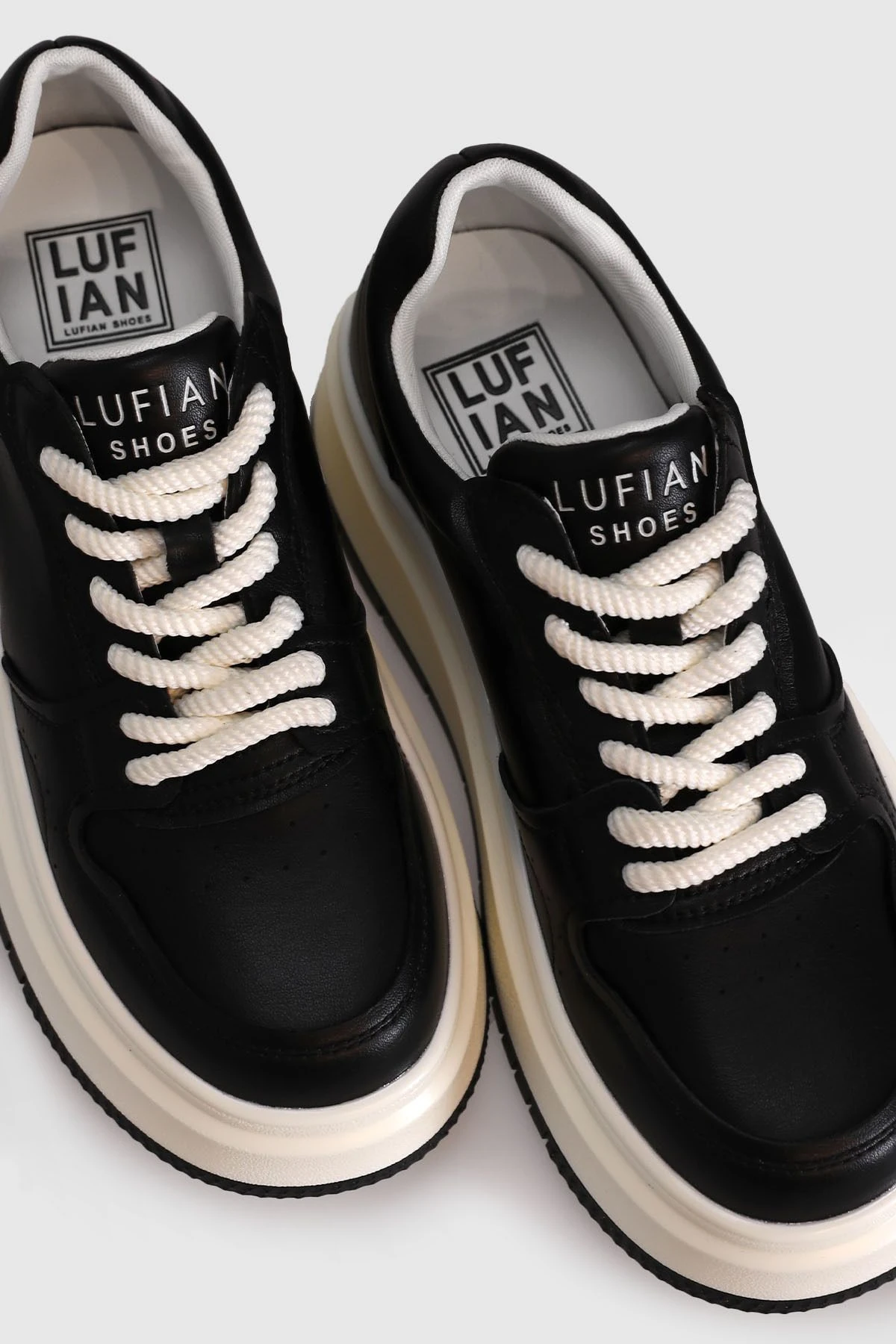 lufian 121300003 Laura Unisex Sneaker Ayakkabı Beyaz Siyah