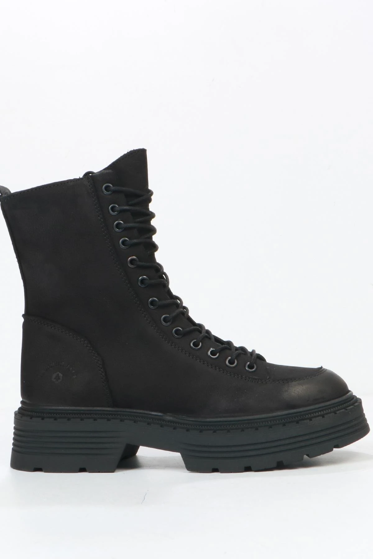 Hammer Jack Loberia Hakiki Deri Siyah Torje Kadın Bot