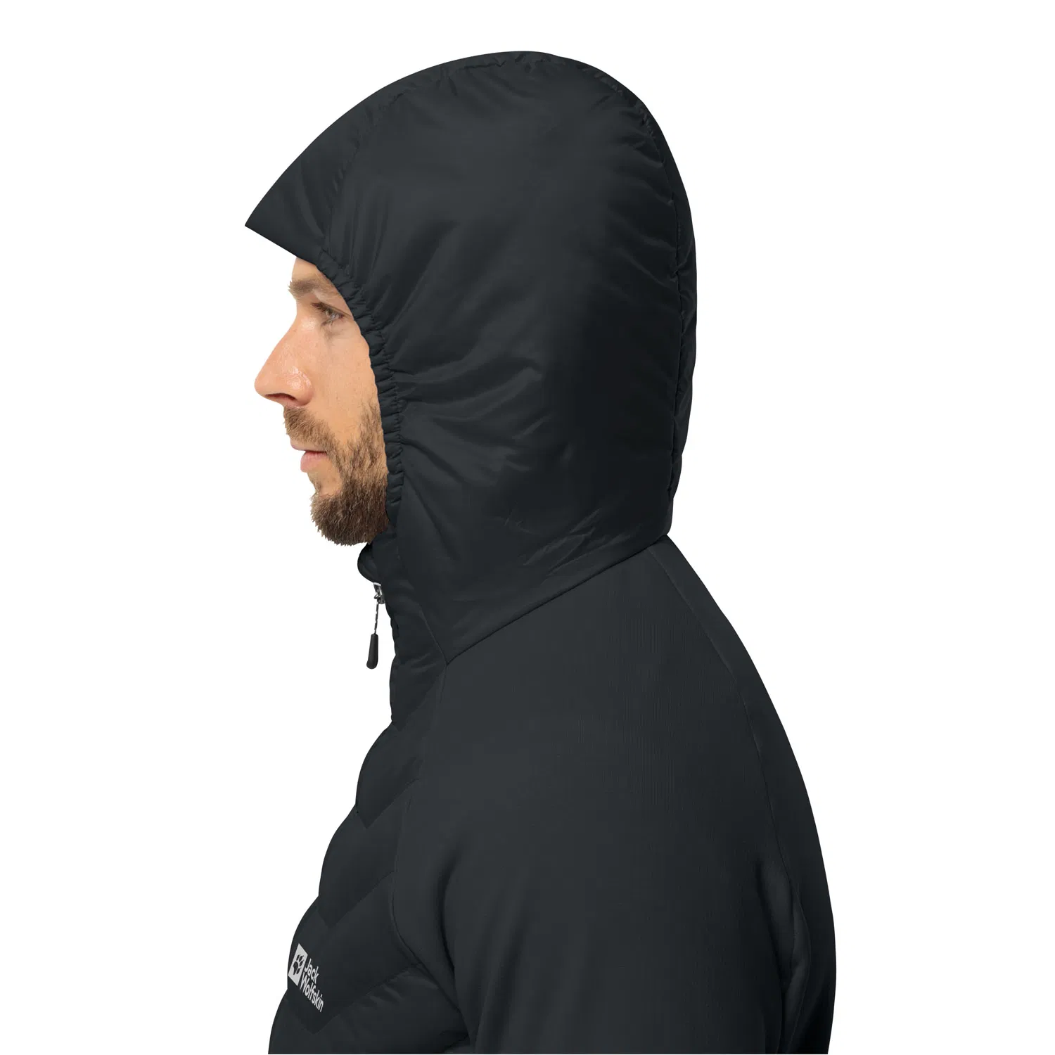Jack Wolfskin Routeburn Pro Hybrid Erkek Siyah Outdoor Ceketi - Siyah Siyah