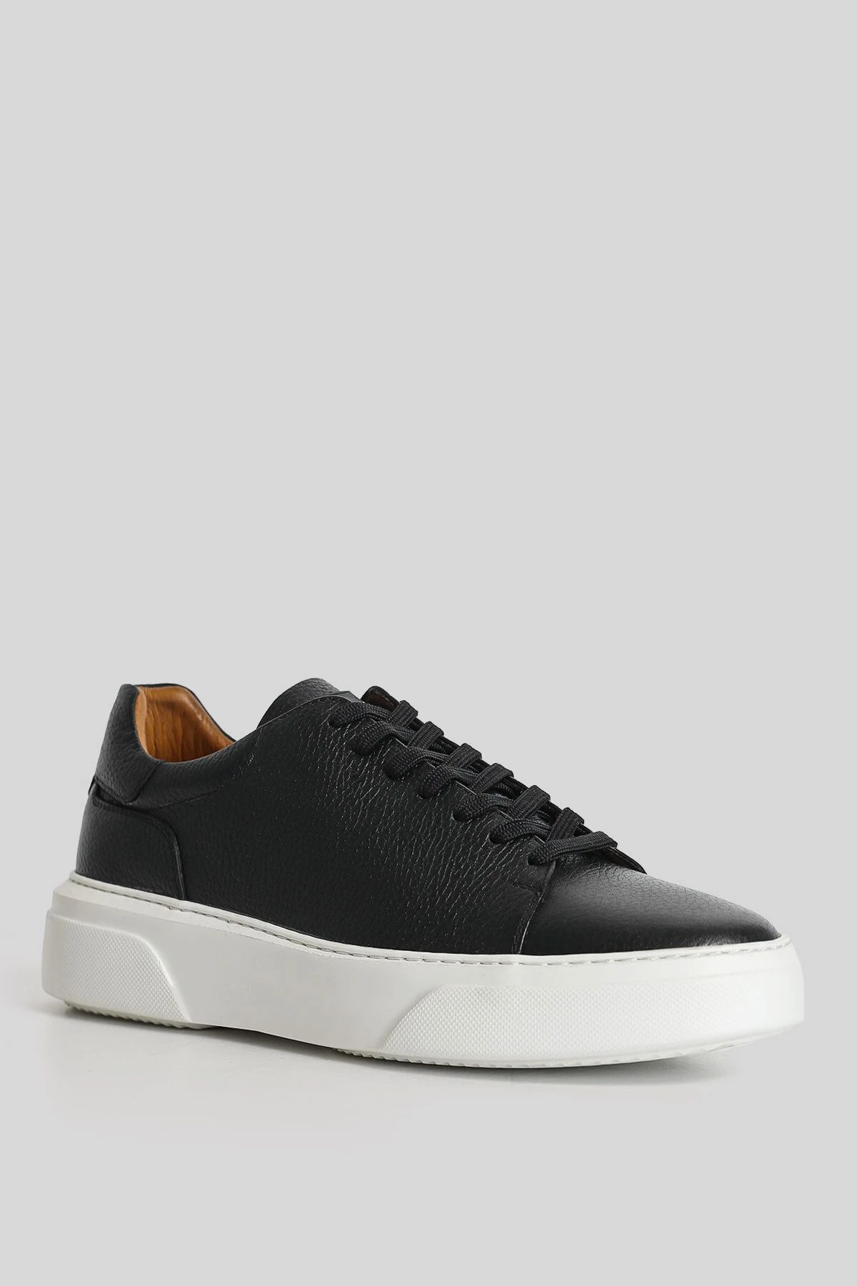 Tommy Erkek Deri Sneaker Ayakkabı Siyah 11223022 Siyah