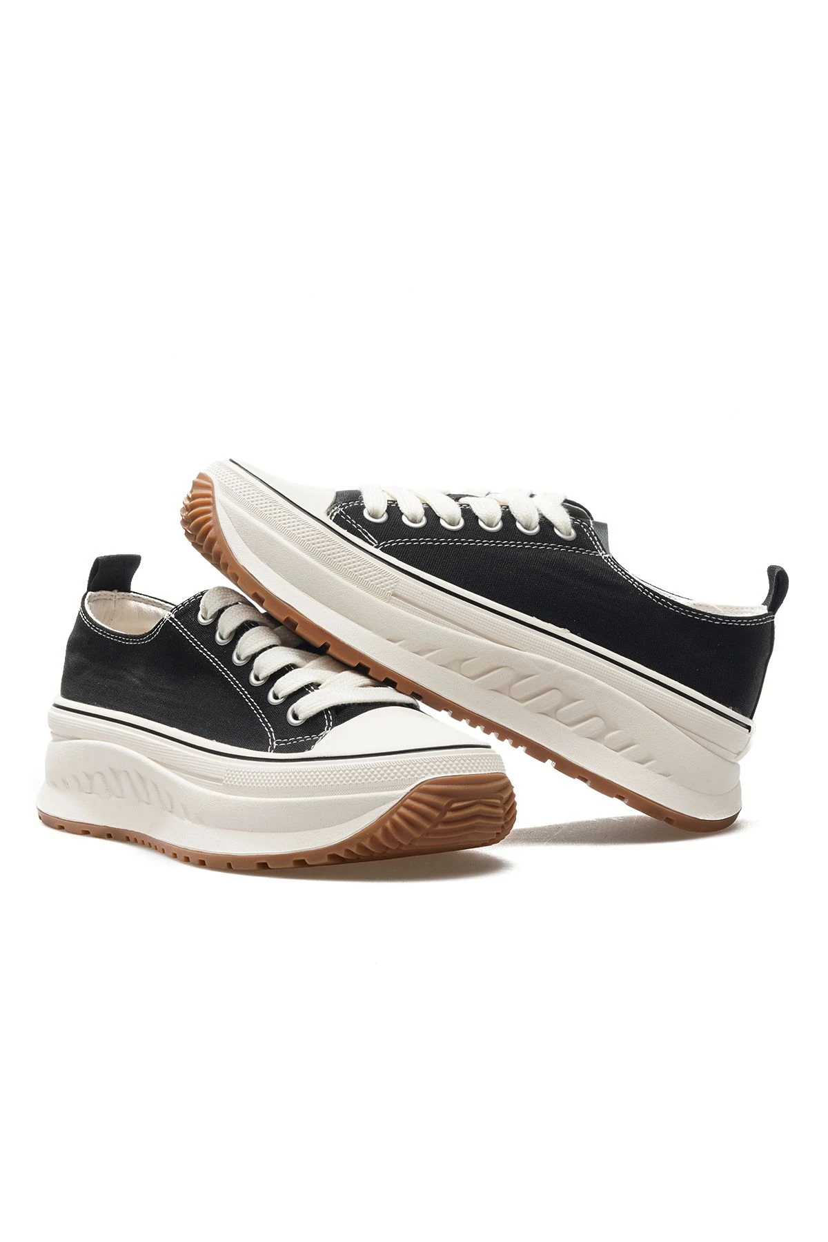 Lufian Shay Kadın Tekstil Casual Ayakkabı 24k 121230006 Z Siyah Siyah