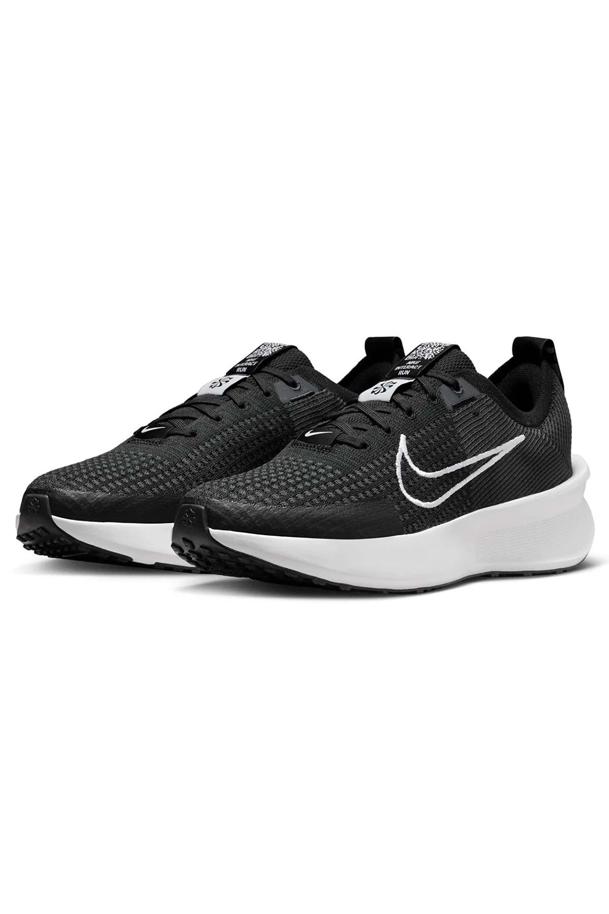 Nike Fd2291-001 Interact Run Erkek Spor Ayakkabı Siyah-beyaz