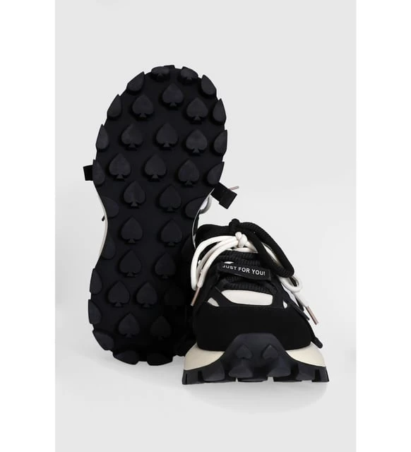Lufian Yoko Kadın Sneaker Ayakkabı (Siyah) 121230049 Siyah