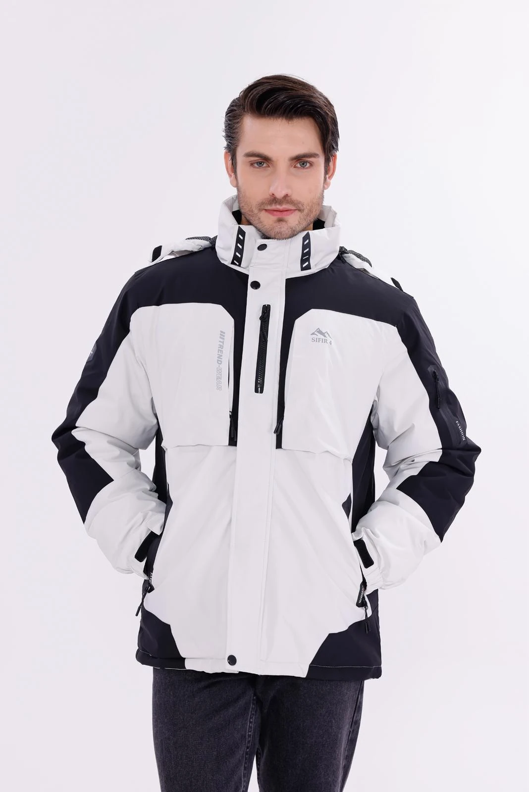 Kar montu sıfır4 su rüzgar yağmur geçirmez  beyaz mint