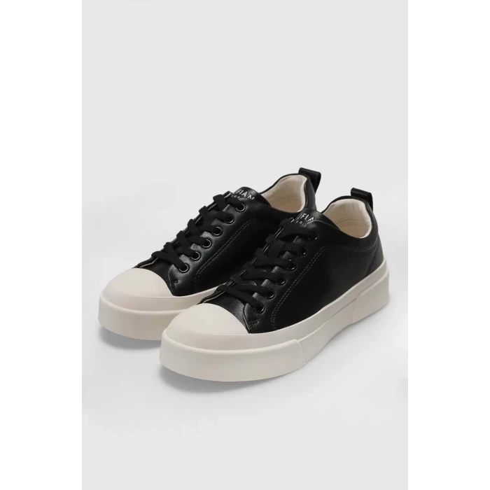 lufian mia Kadın sıyah sneaker ayakkabı 1212300038 Siyah