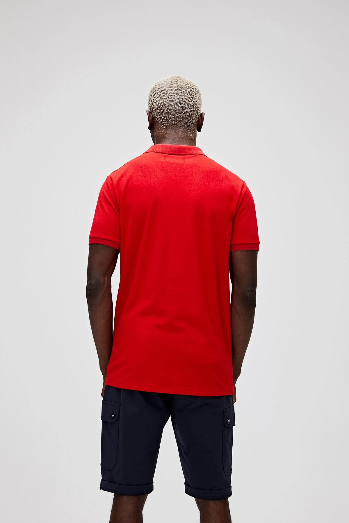Stark Crimson Red Kırmızı Polo Yaka Erkek T-Shirt Kırmızı