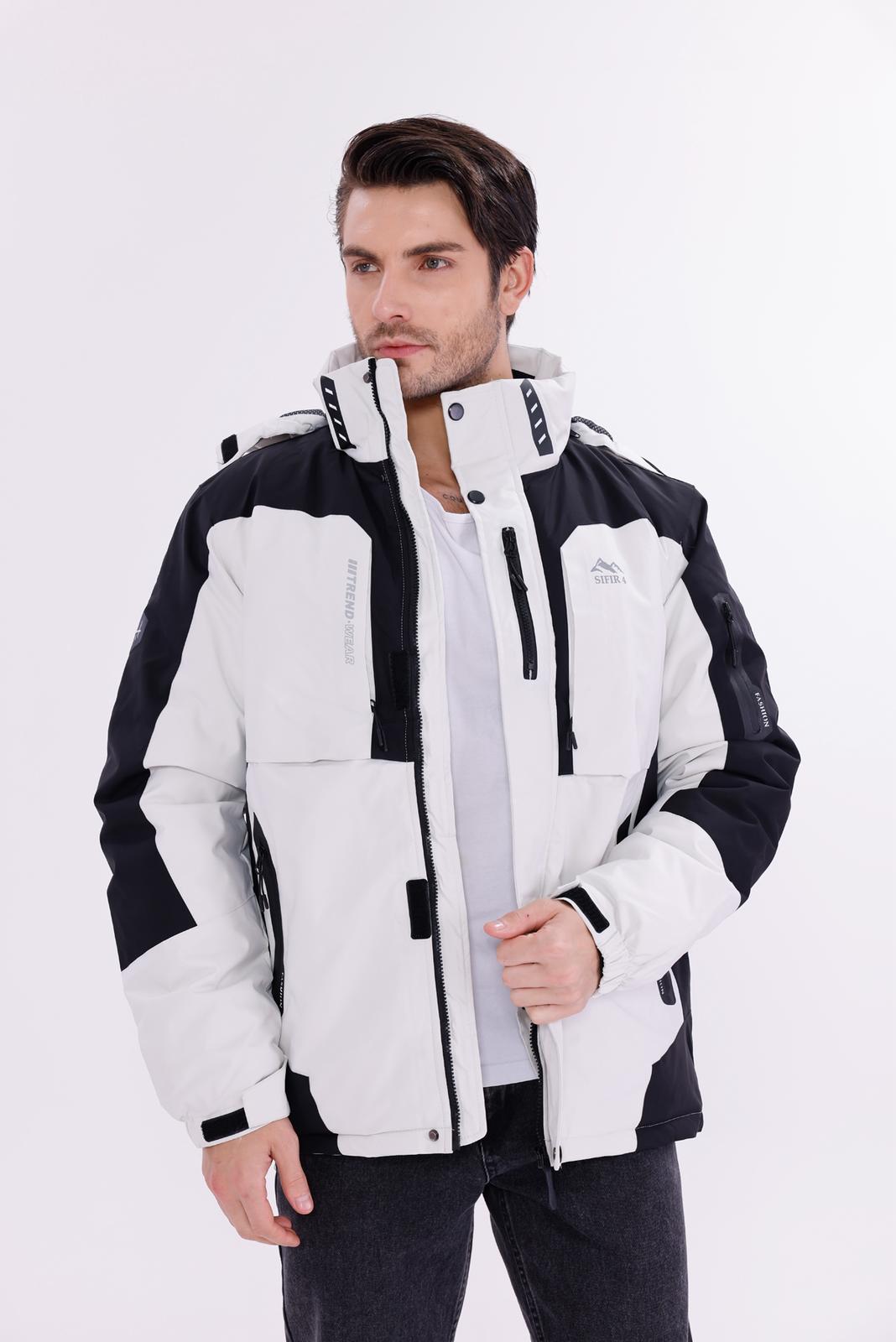 Kar montu sıfır4 su rüzgar yağmur geçirmez  beyaz mint