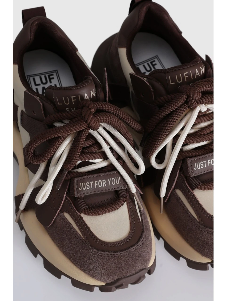 Lufian yoko kadın ayakkabı kahverengi 121230049 Kahverengi