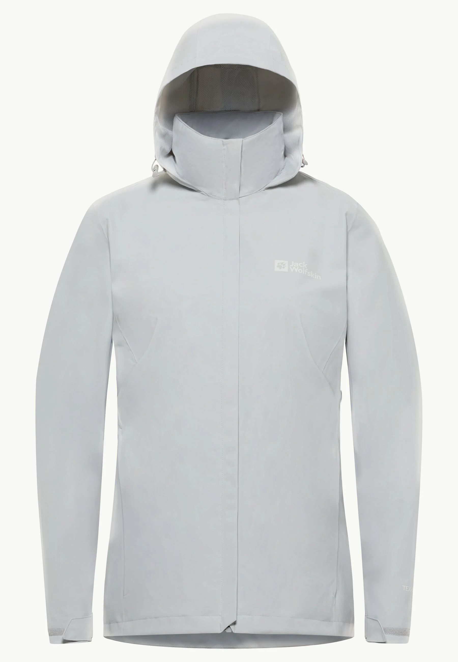 Jack Wolfskin Kadın Yağmurluk A63902_6709_A08 Gri̇